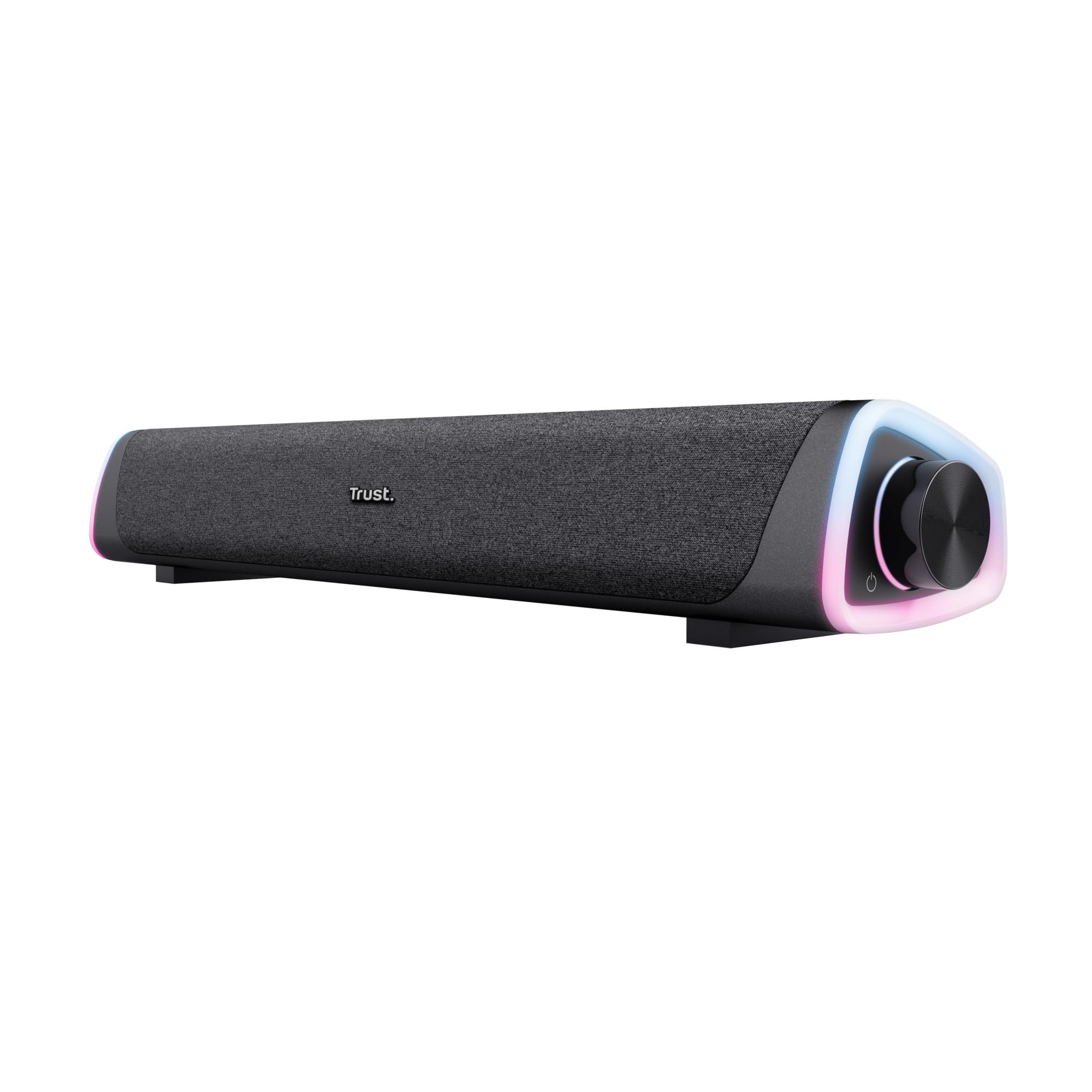 Trust Liro Soundbar PC 12W con LED RGB, Nero