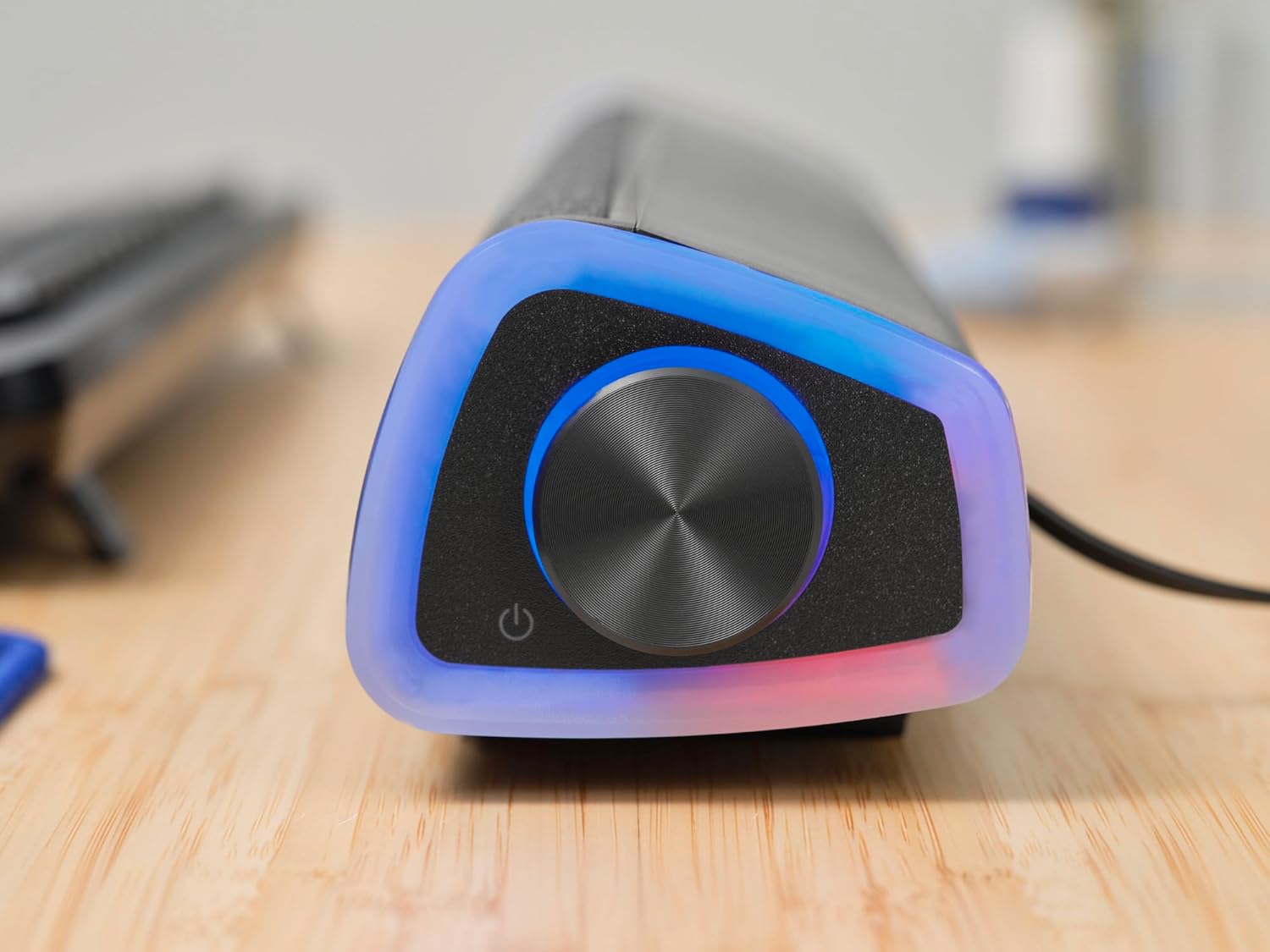 Trust Liro Soundbar PC 12W con LED RGB, Nero - immagine 8