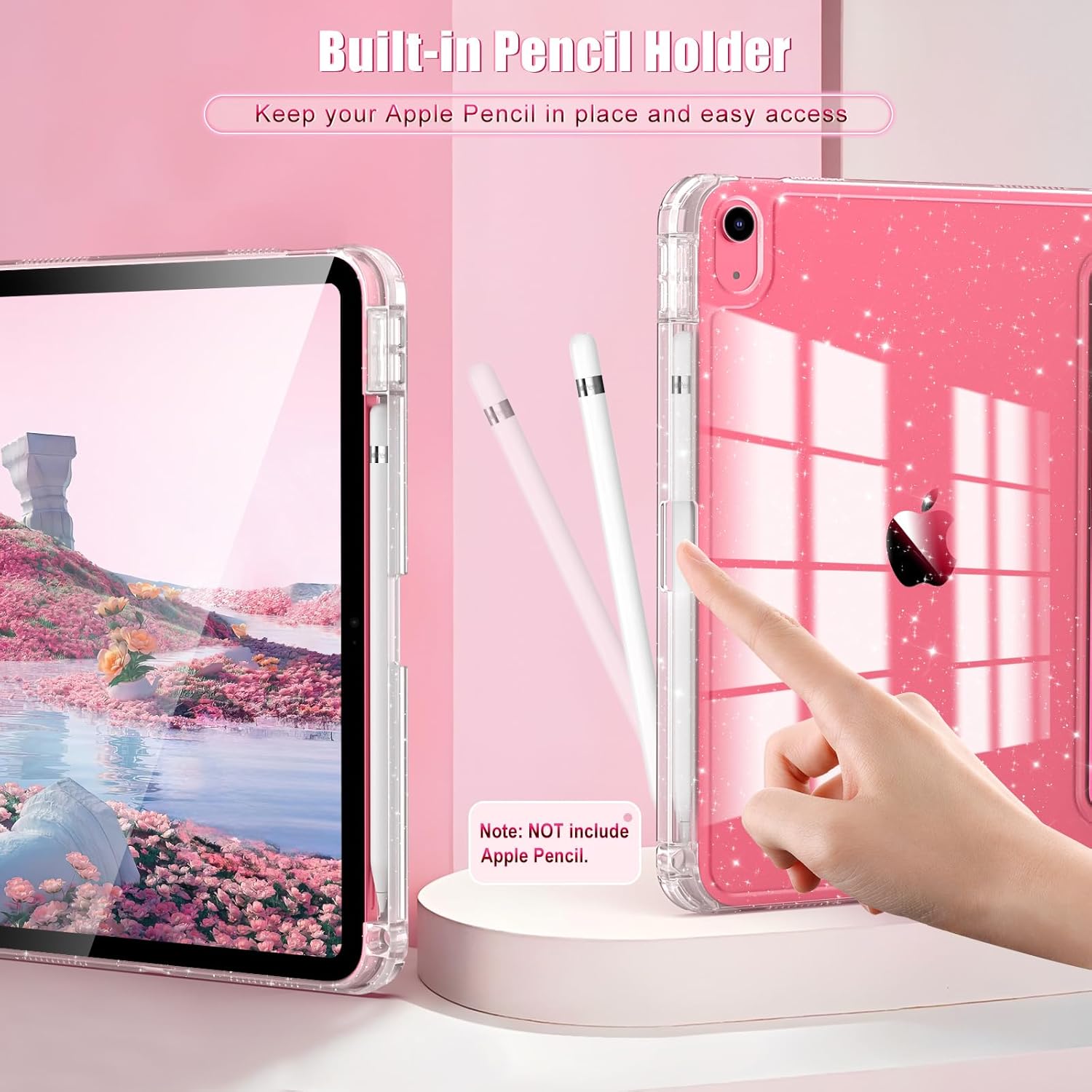 Timovo Cover per iPad 11" (2025)/10.9" (2022), Rosa - immagine 6