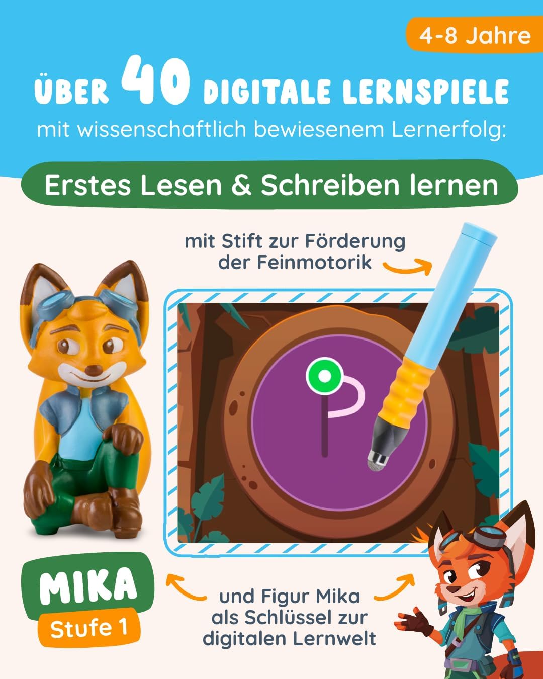 Edurino Starter Set Mika - Prima Lettura e Scrittura - immagine 2