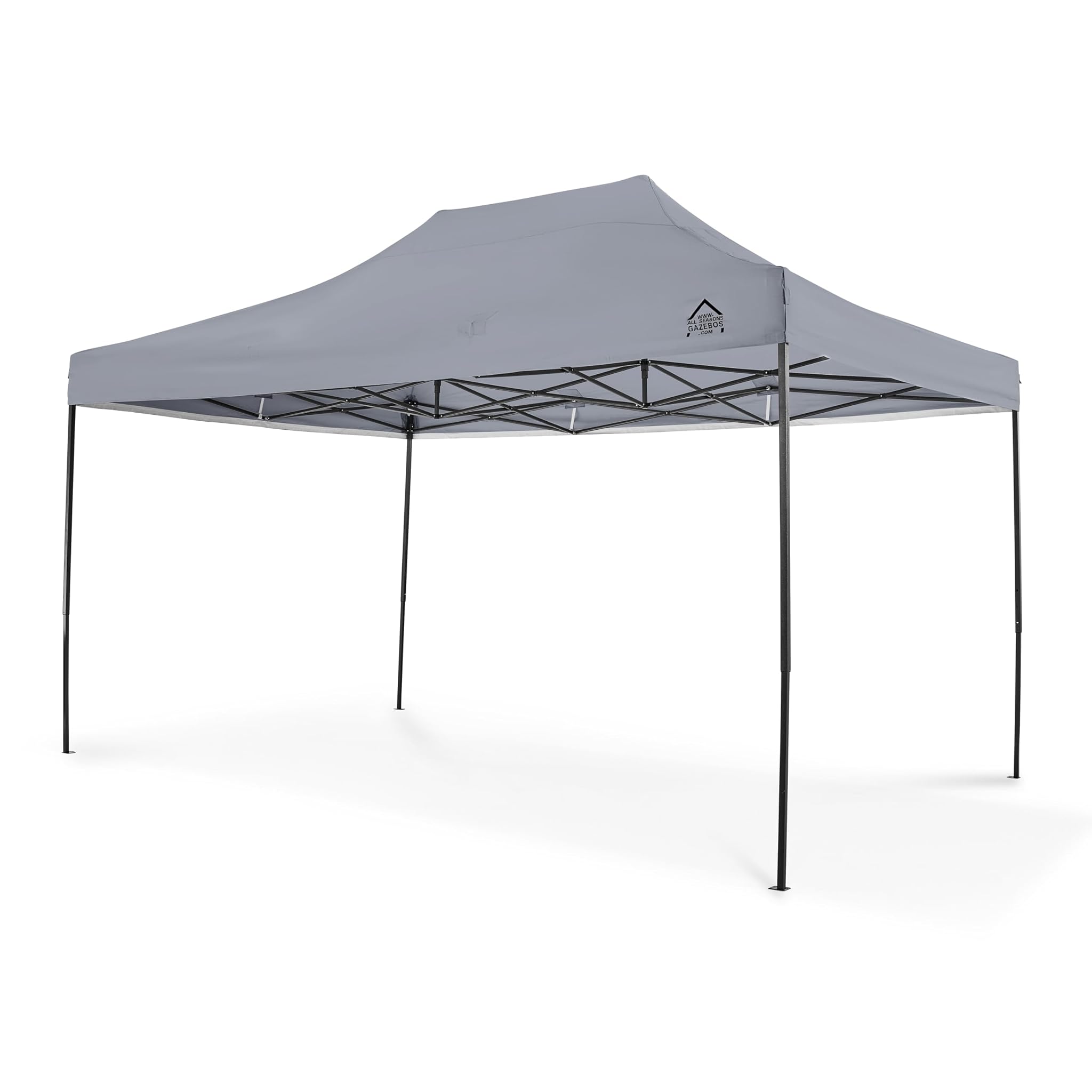 All Seasons Gazebos Gazebo Pop-Up 3x4.5m, Grigio Metallizzato