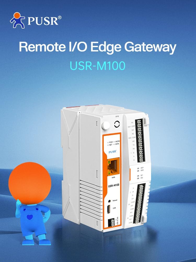 PUSR Industriale Remoto IO Edge Computing Ethernet IOT Gateway - immagine 3