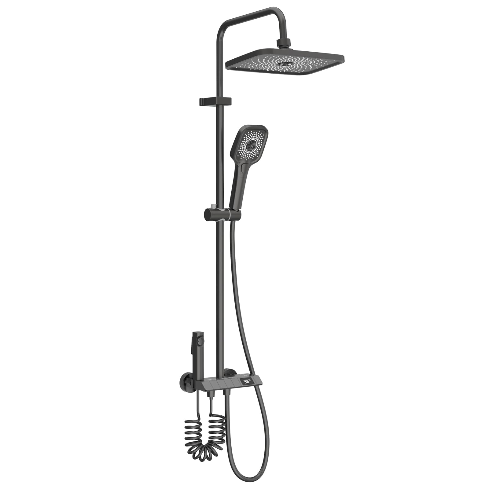 Set Miscelatore Termostatico Doccia con Display LED