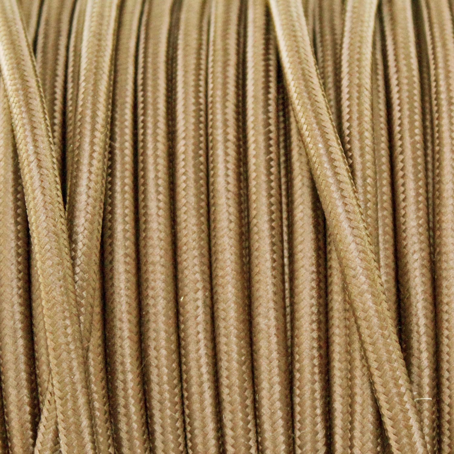 Smartect Cavo Elettrico Tessile Bipolare 50 Metri, Marrone Chiaro - immagine 3