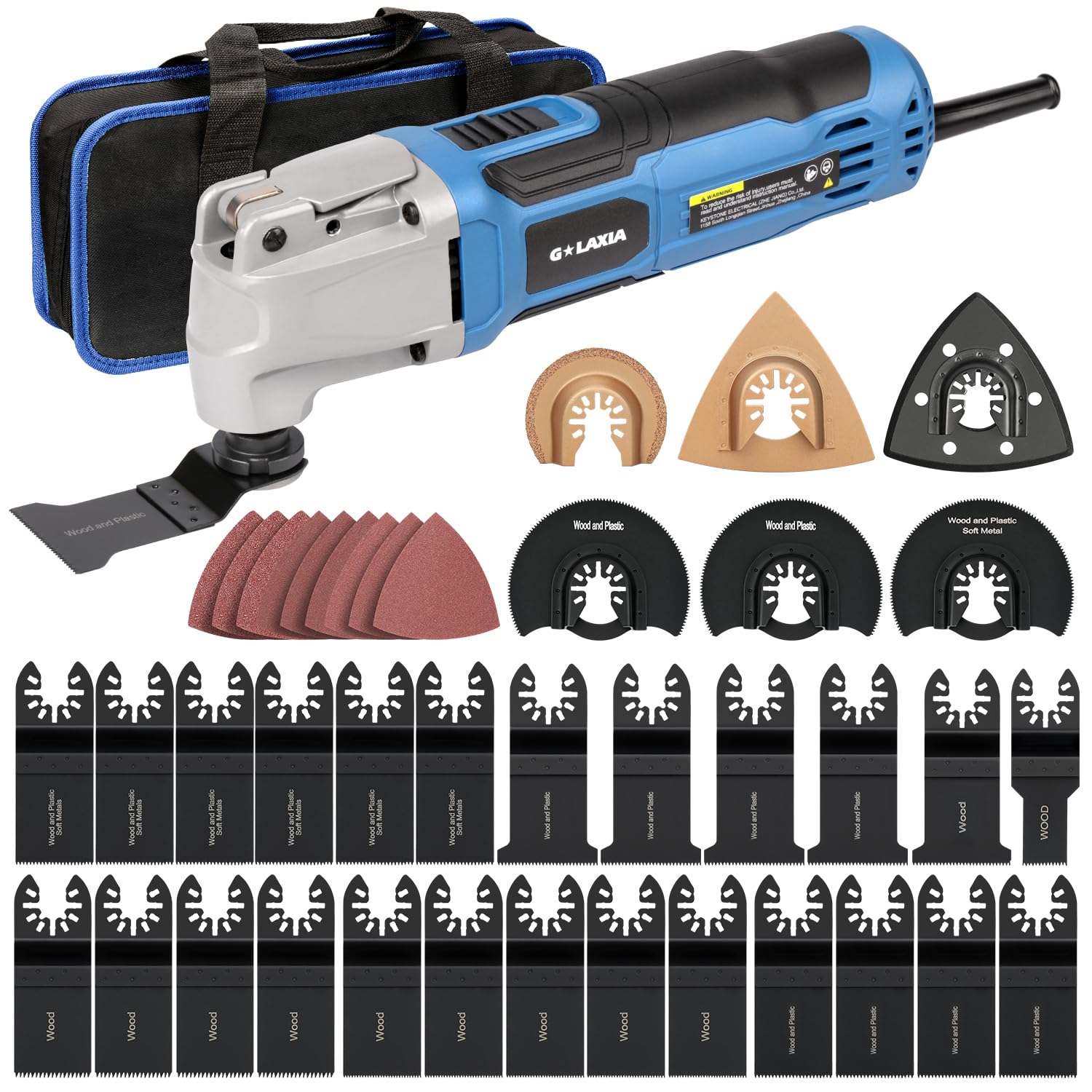 G LAXIA Strumento Oscillante 260W con 39 Accessori