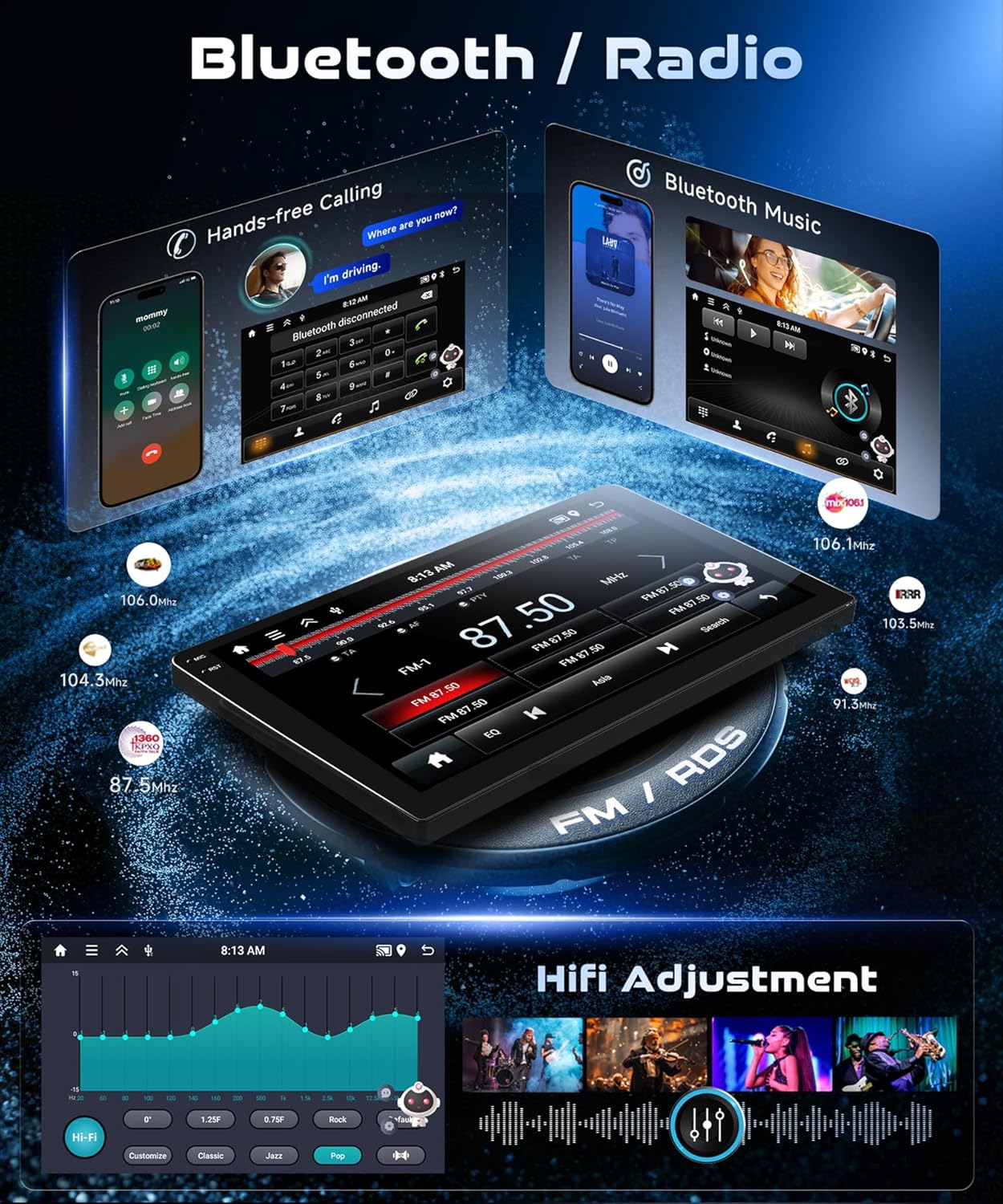 Autoradio 9" per Toyota Yaris 2012-2017 con Carplay - immagine 5