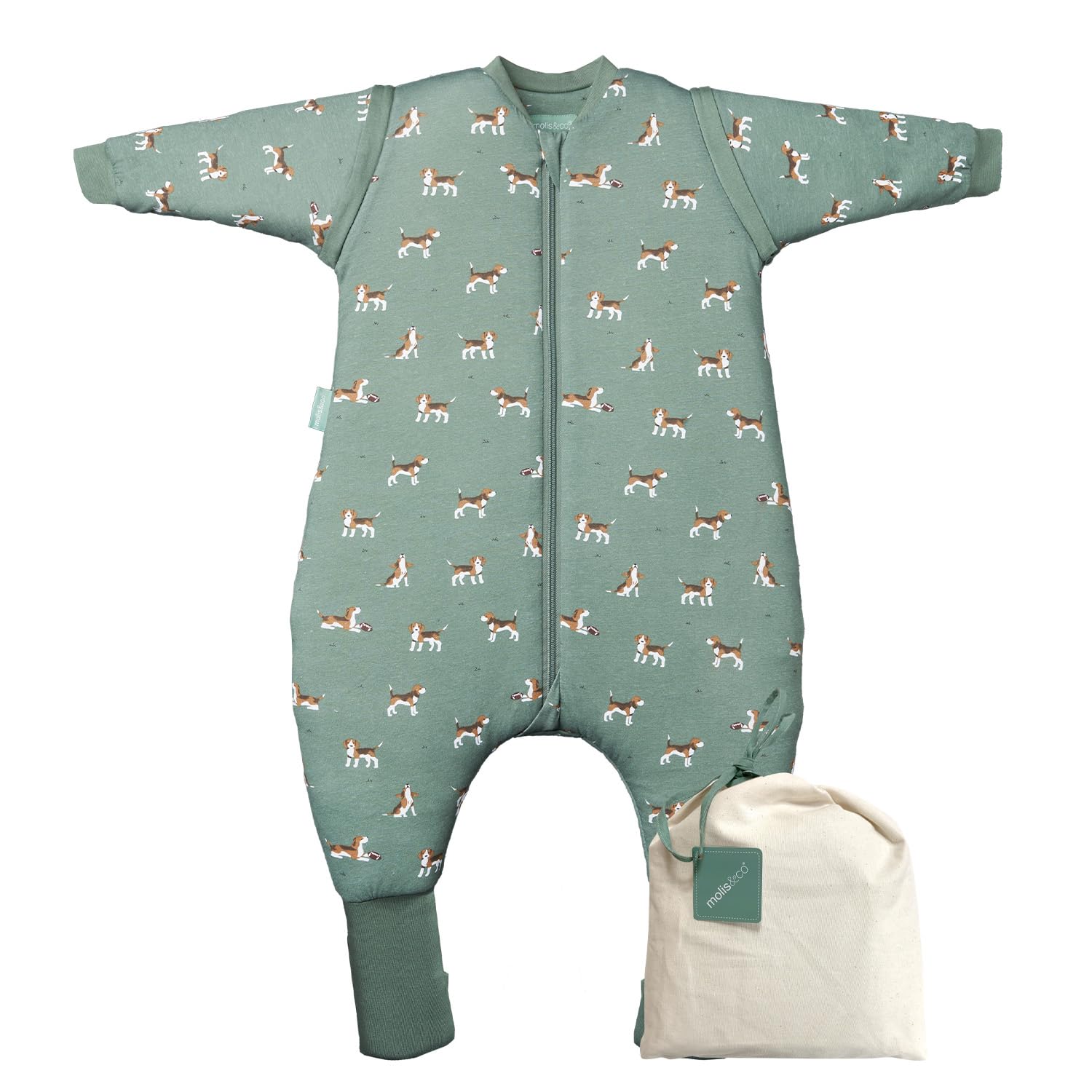 molis&co - Sacco Nanna Invernale 2.5 Tog con Piedini
