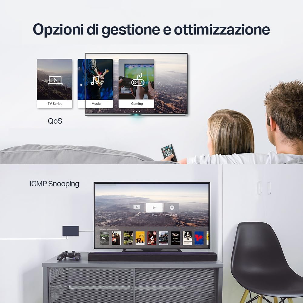 Tp-link TL-SG605E Easy Smart Switch Ethernet 5 Porte Gigabit - immagine 6