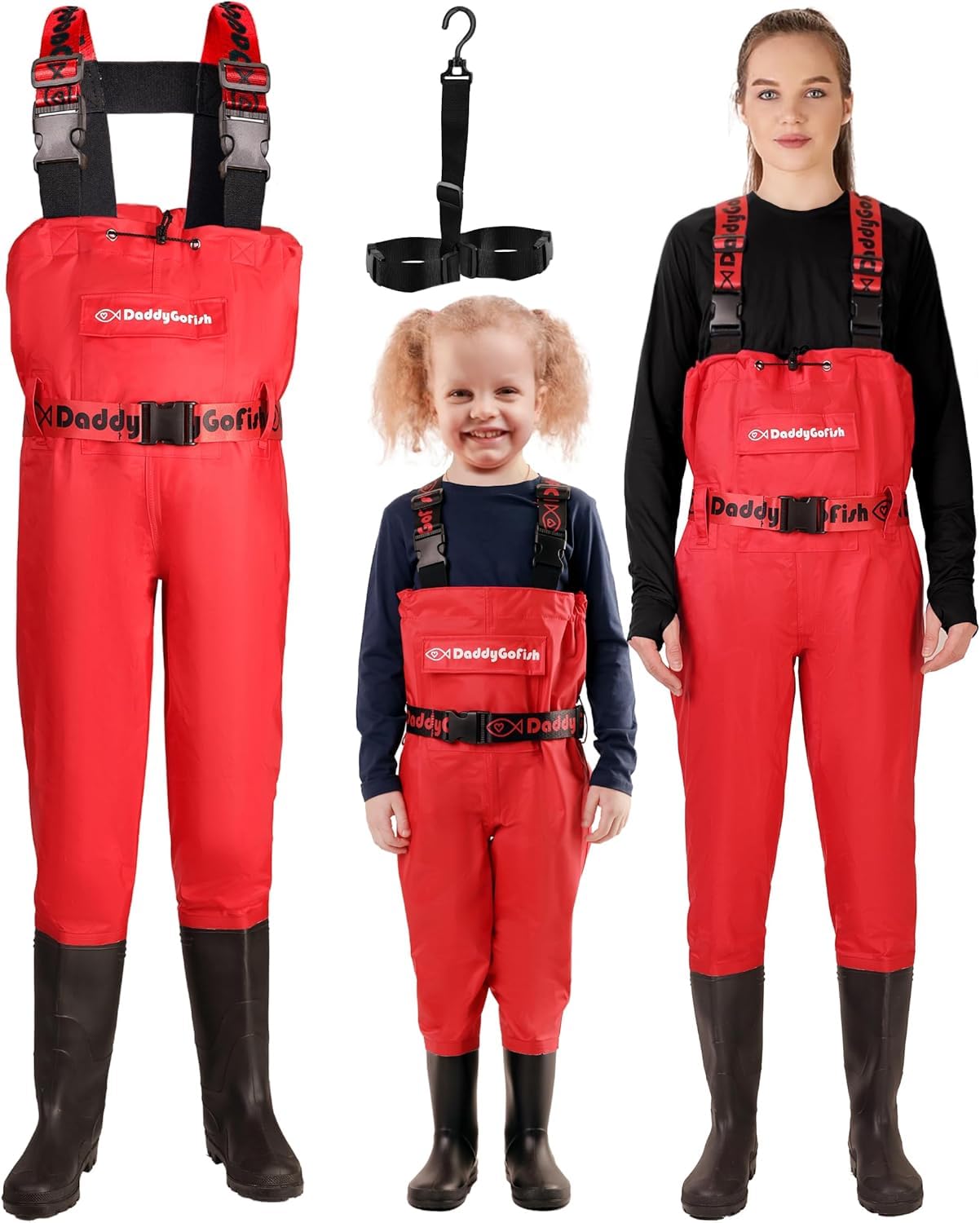 DaddyGoFish Waders per Bambini e Adulti