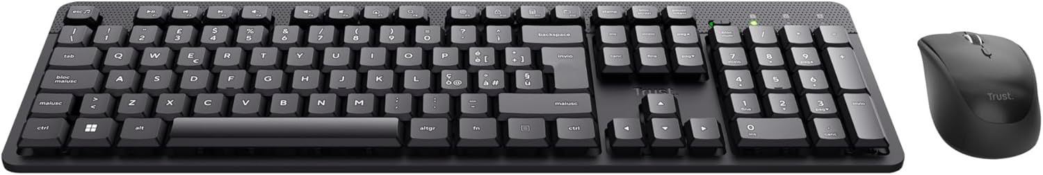 Trust Ymo II Set Tastiera e Mouse Wireless - Nero - immagine 10