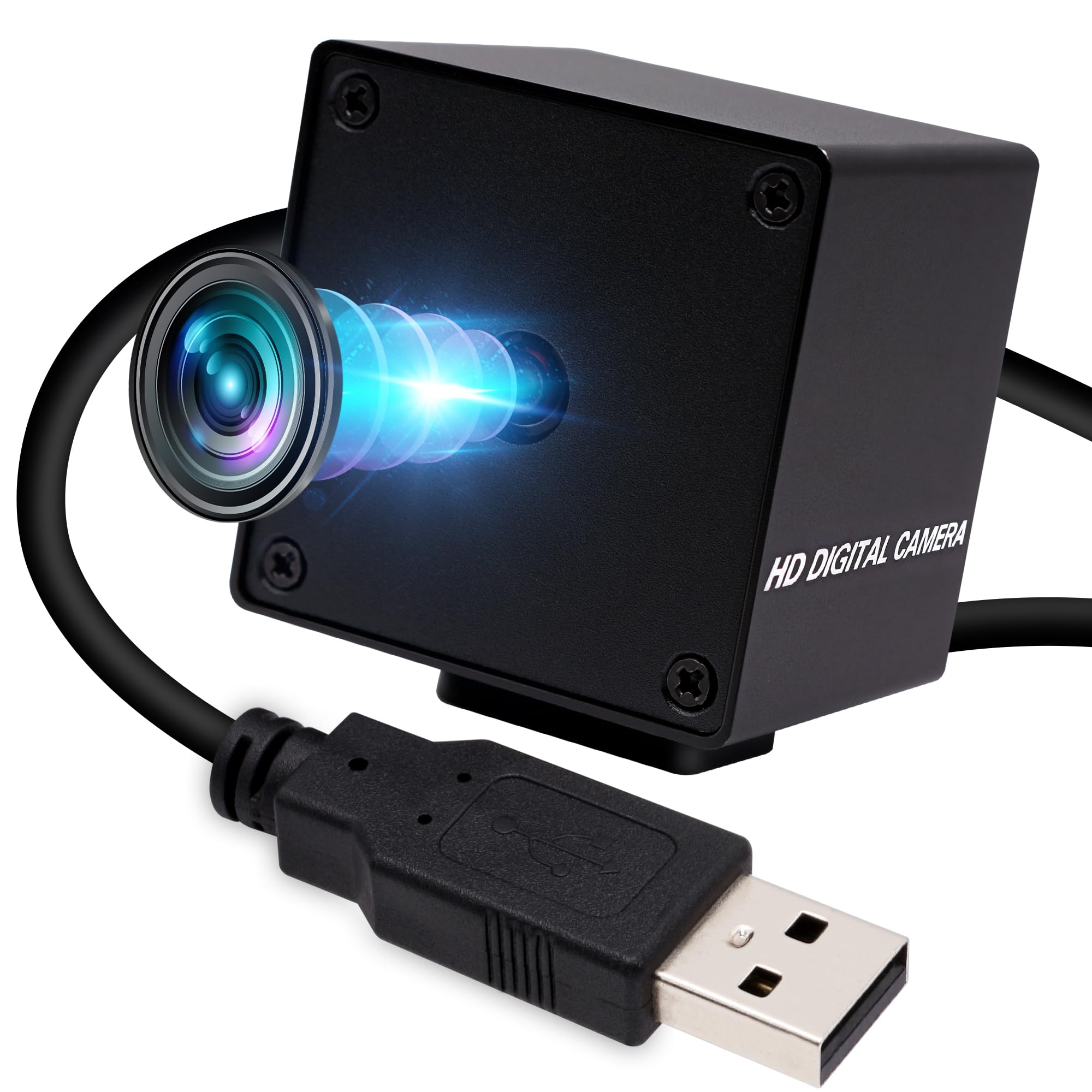 Elp Webcam USB a Messa a Fuoco Automatica 48 MP