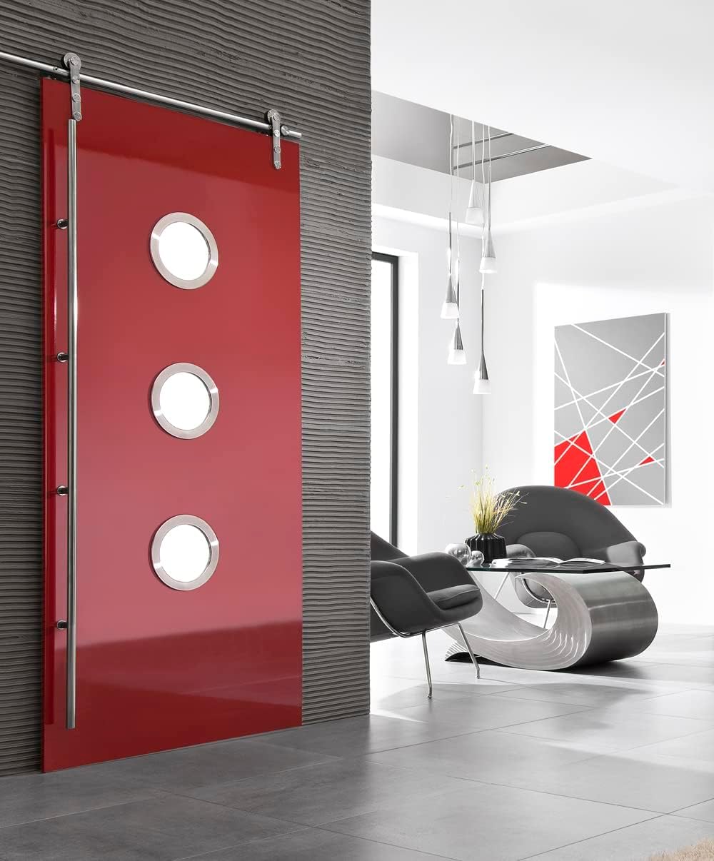 MLS Oblò B6000 per Porte 40mm, Acciaio Inox, Trasparente - immagine 7