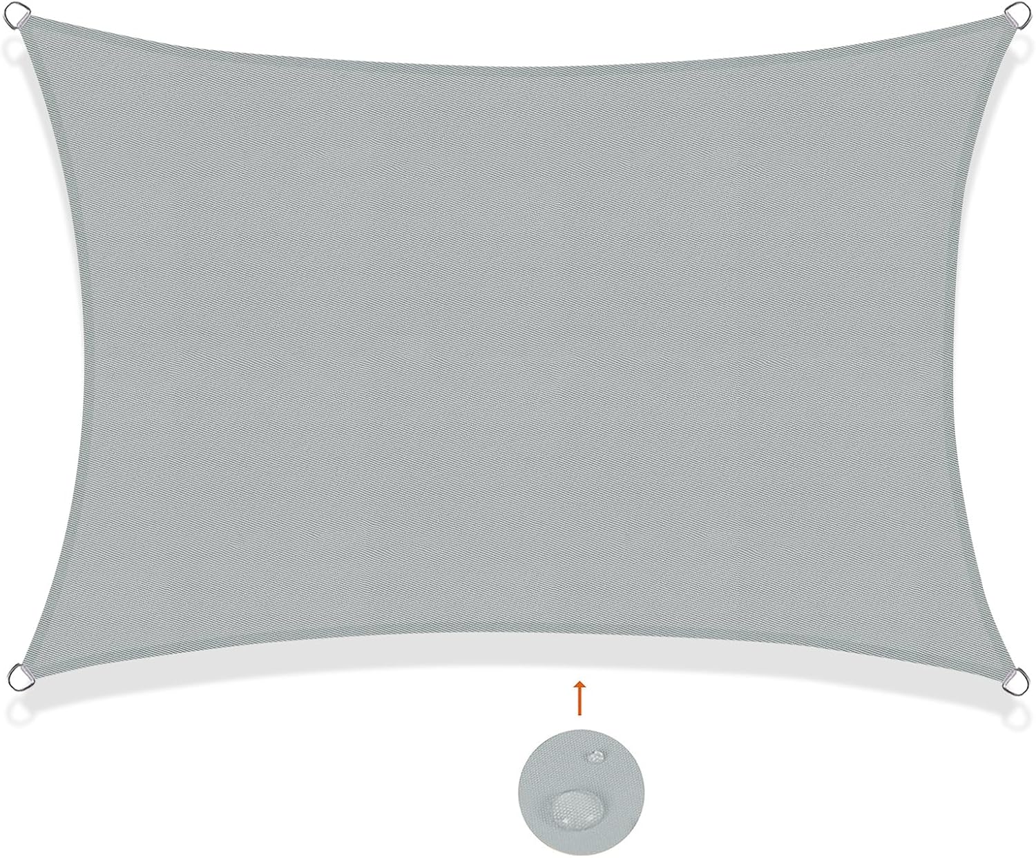 Sunny Guard Tenda a Vela Rettangolare 3x5m Grigio