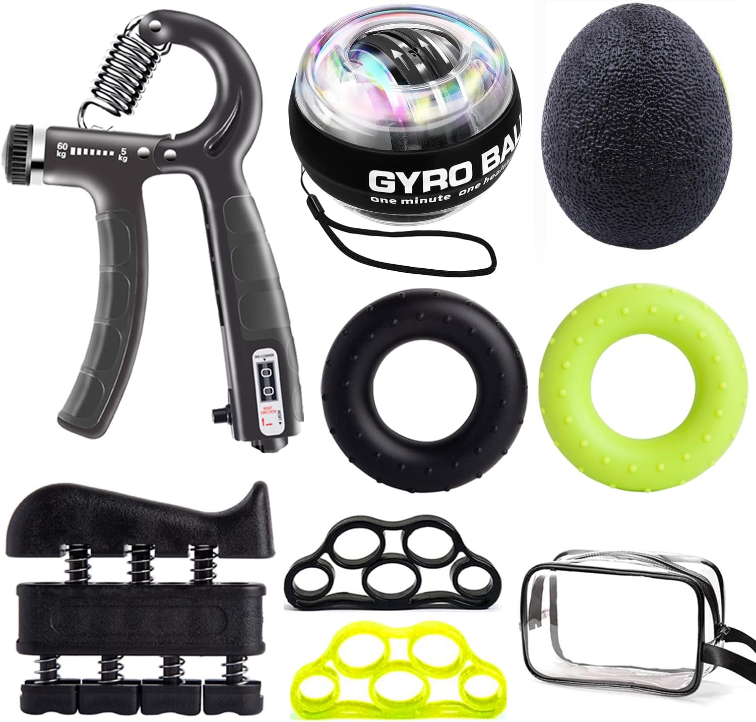 Kit Allenatori per Mani 8 Pezzi - immagine 1