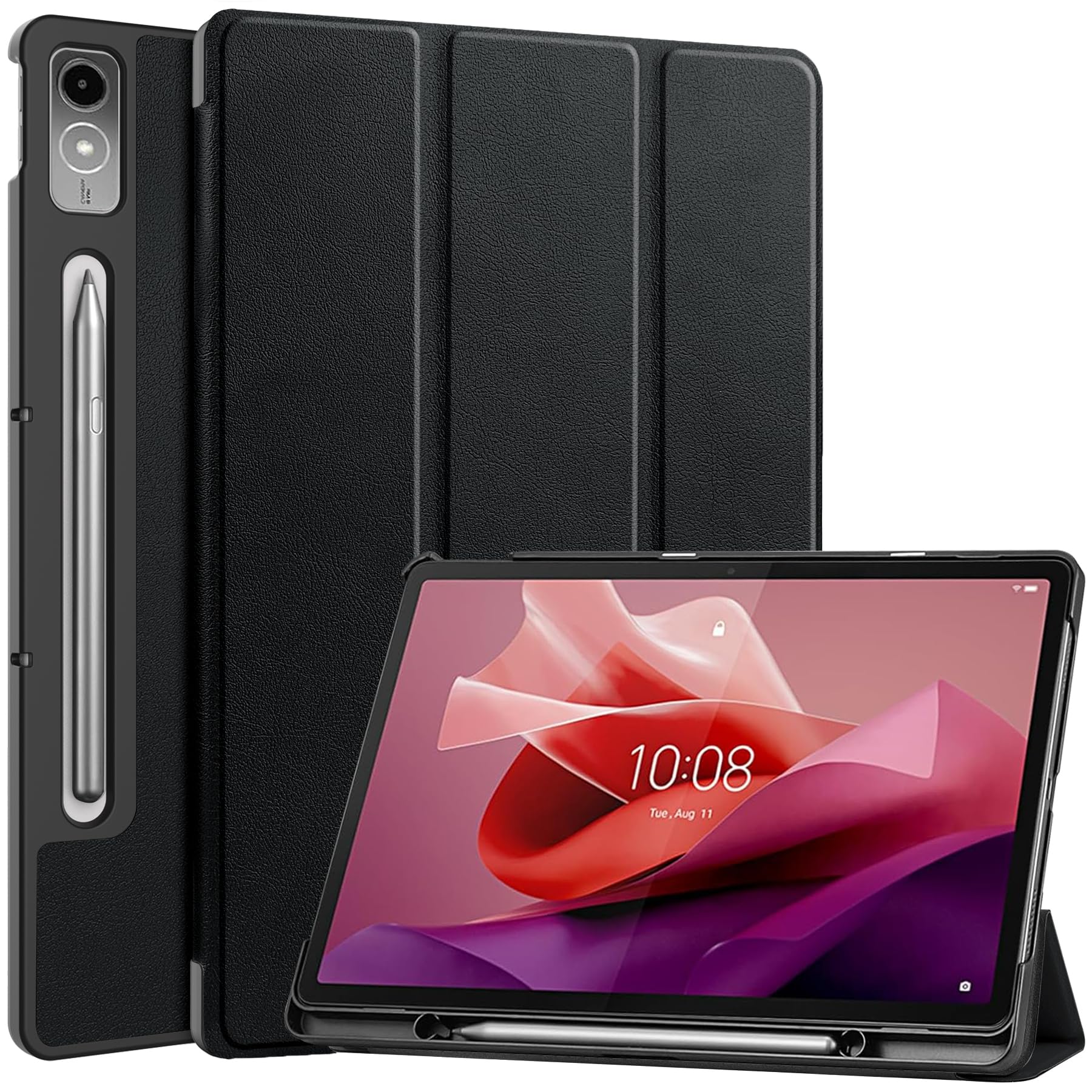 Vakarey Cover per Lenovo Tab P12 12.7 Pollici Nera