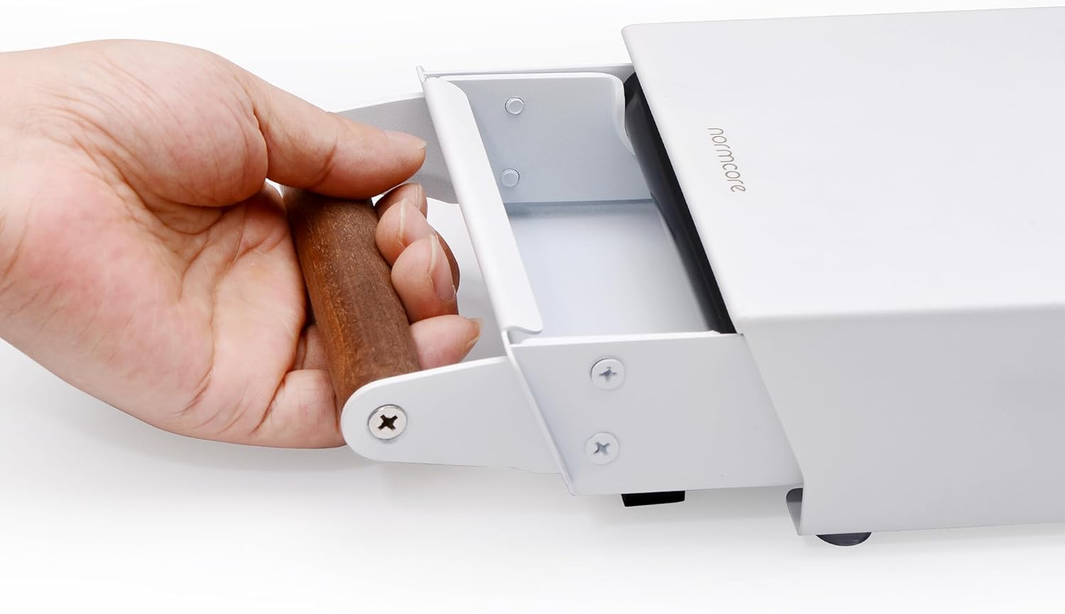 Normcore Espresso Knock Box in Acciaio Inox S, Bianco - immagine 5