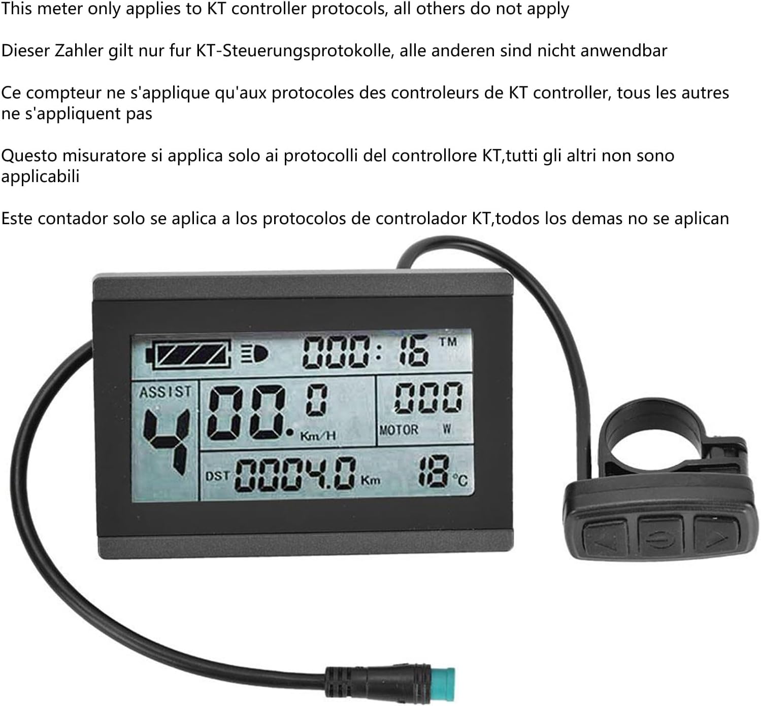 Magt Display LCD per Bicicletta KT-LCD3 - immagine 2