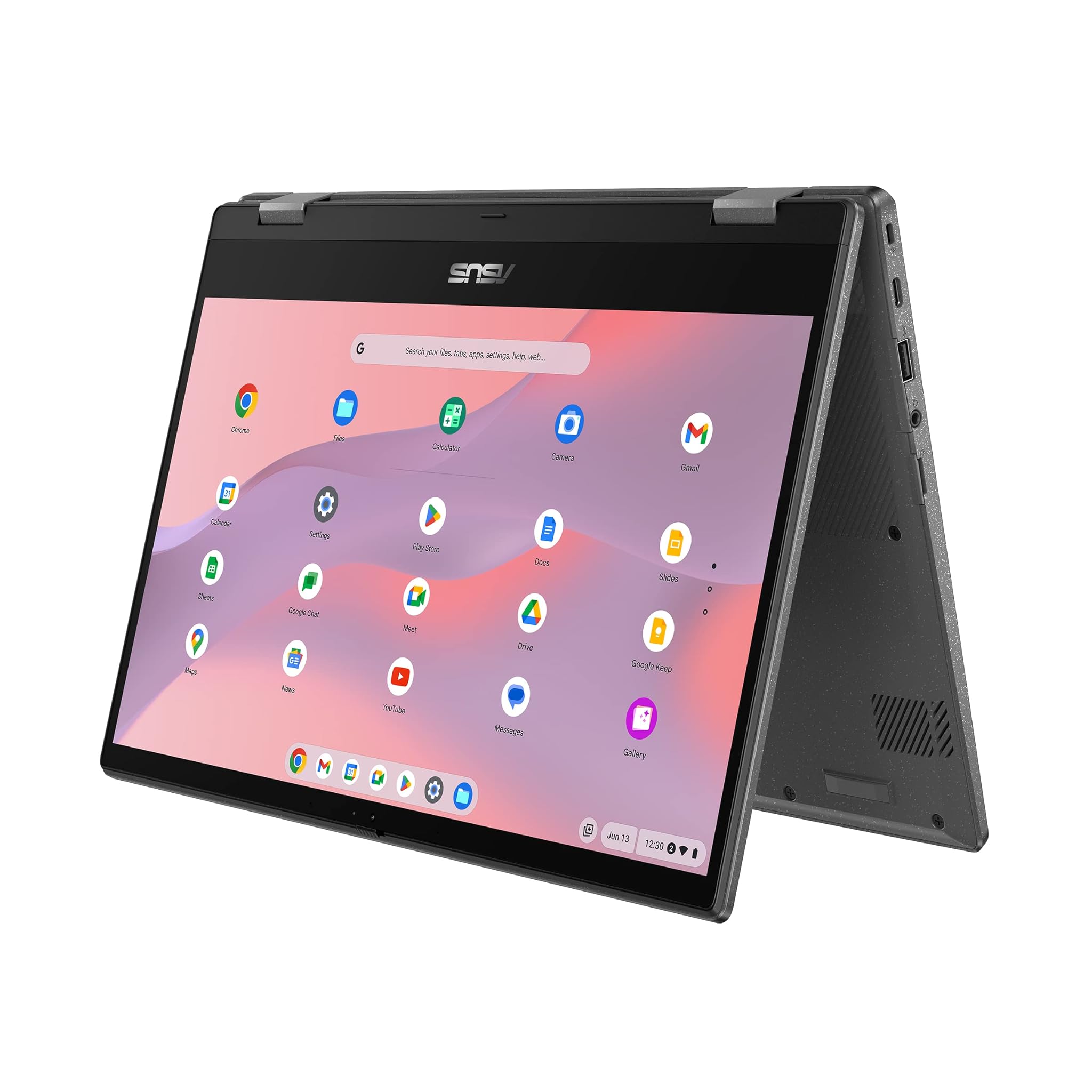 Asus Chromebook CM1402FM2A - Notebook 14" FHD, Grigio