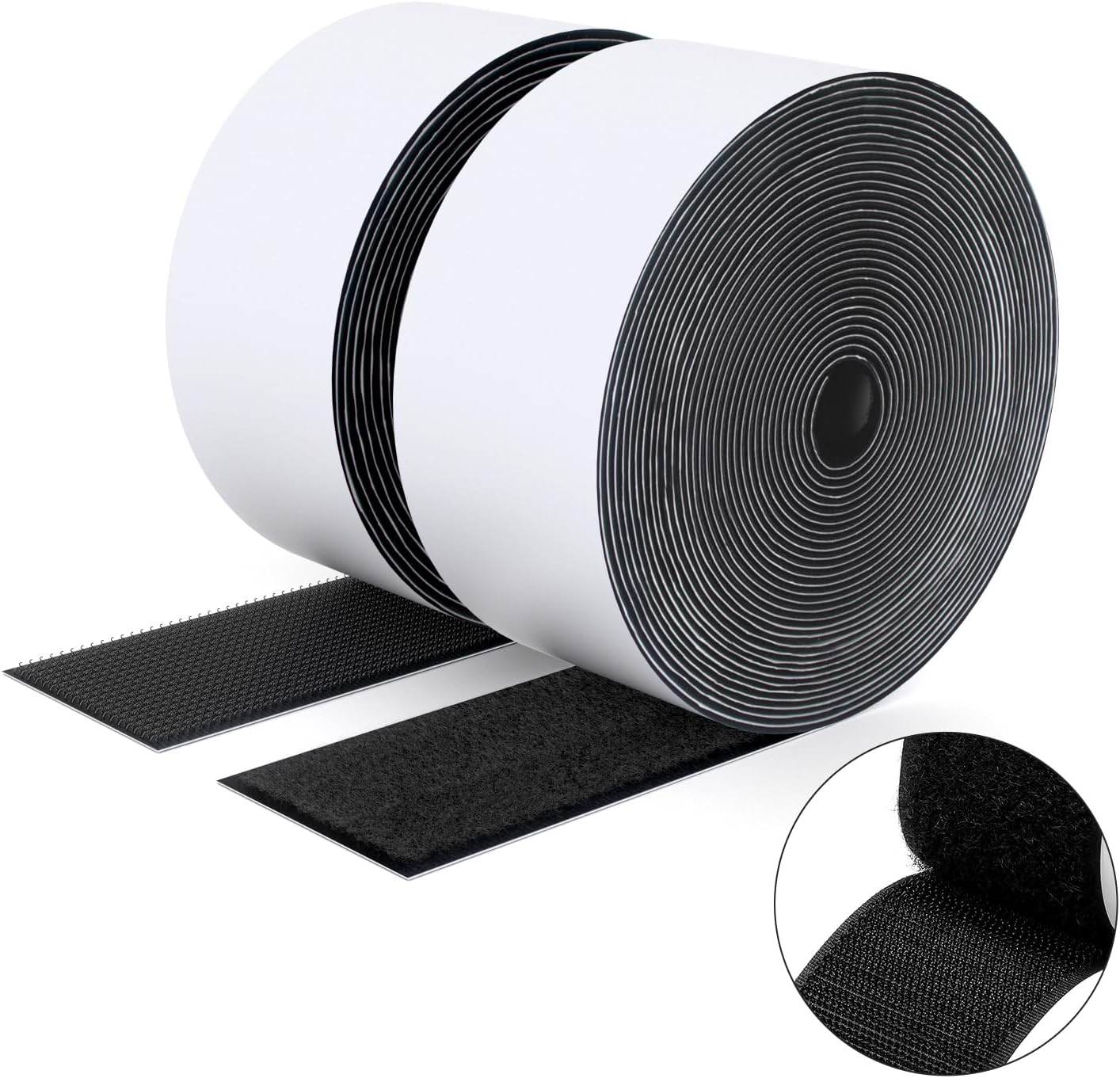 Sutoug Nastro Autoadesivo Extra Forte 50 mm x 5 m, Nero - immagine 1
