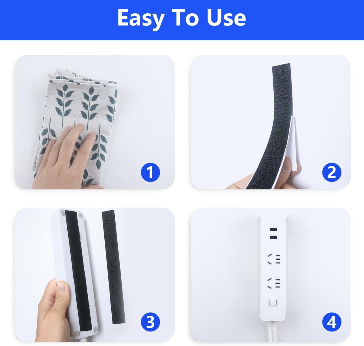 Sutoug Nastro Autoadesivo Extra Forte 50 mm x 5 m, Nero - immagine 5