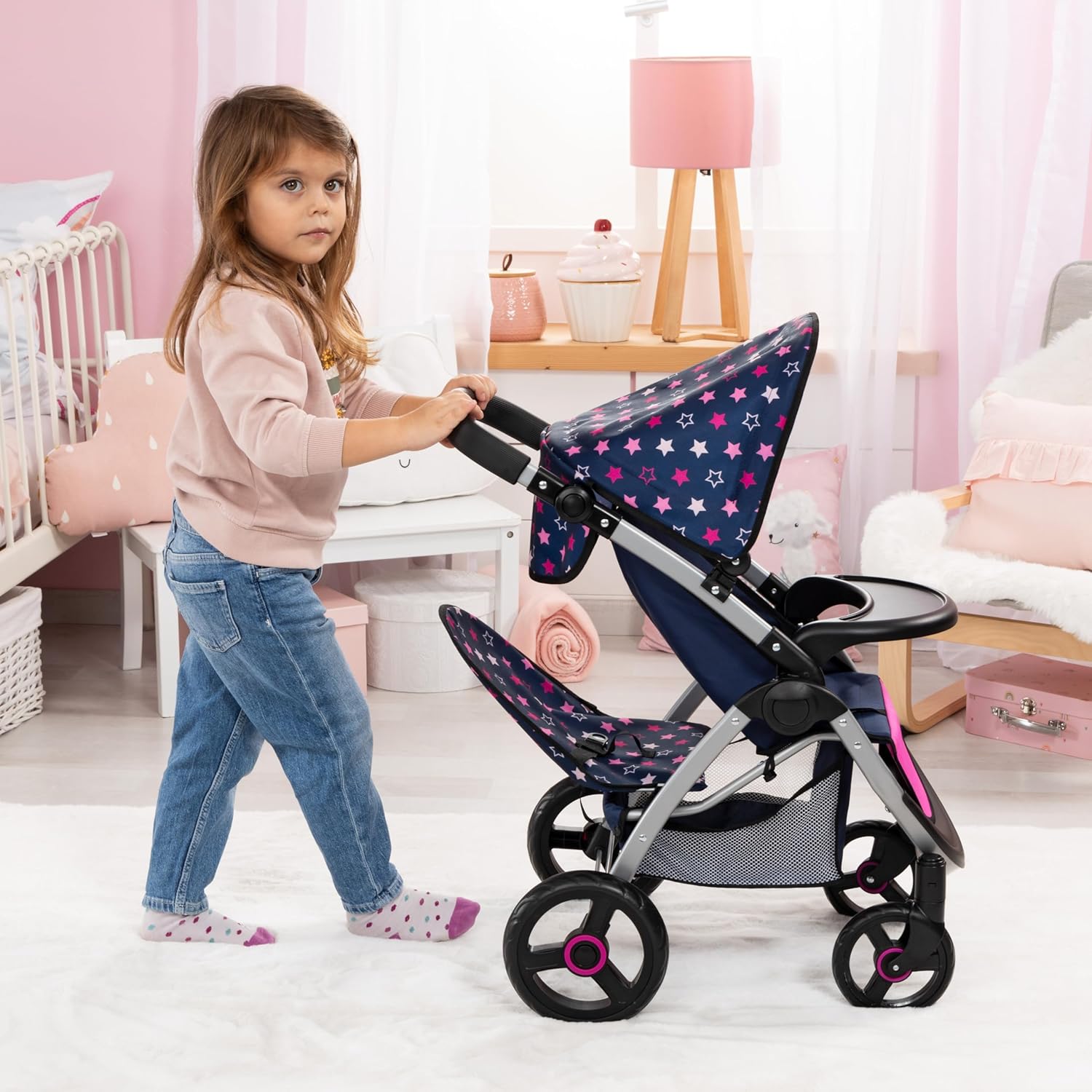 Bayer - Dolls Pram Twin Star (39416AA) - immagine 5