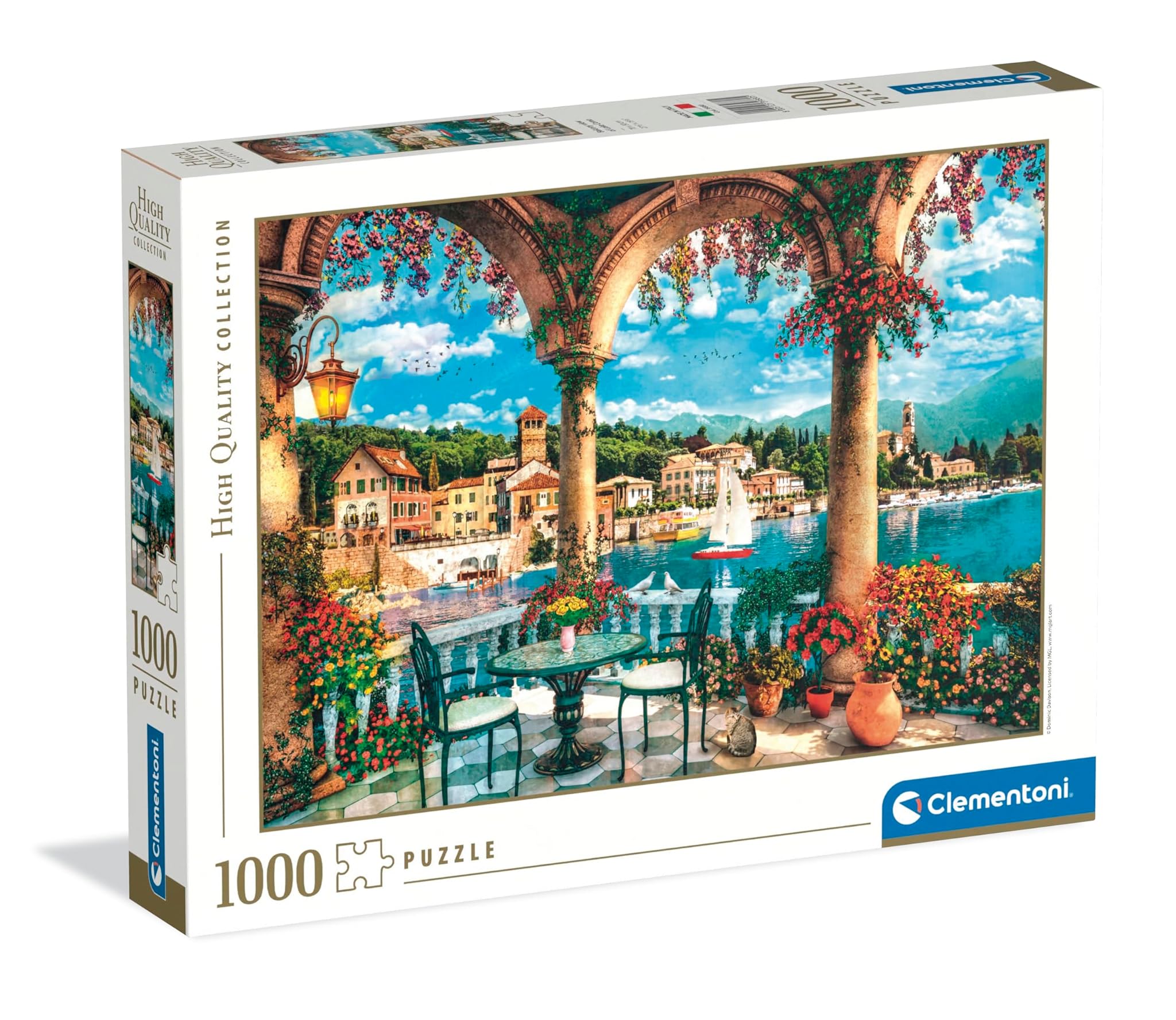 Clementoni Puzzle 1000 Pezzi - Lago di Como 70x50 cm