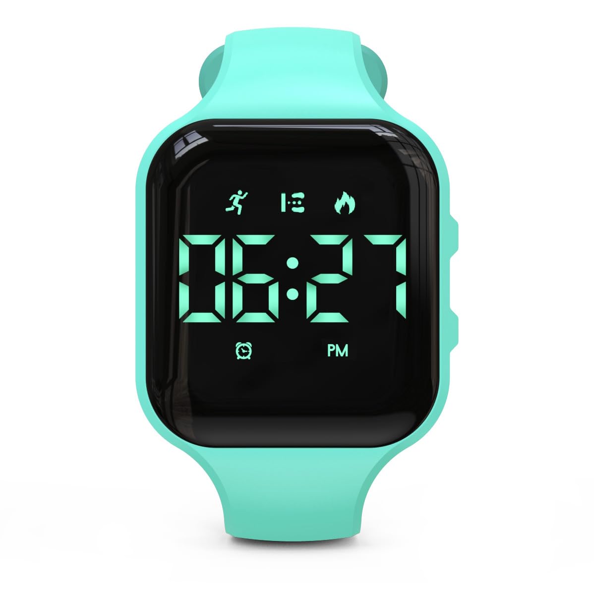 Orologio Fitness Tracker LED per Bambini, Verde