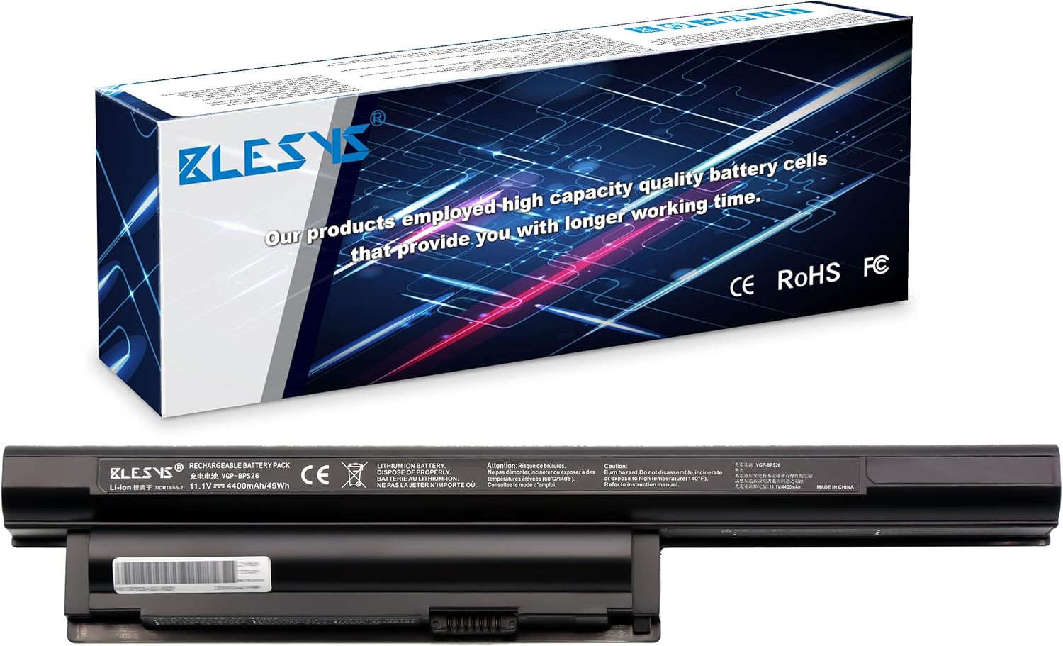 Blesys BPS26A Batteria per Sony Vaio SVE151 - immagine 1