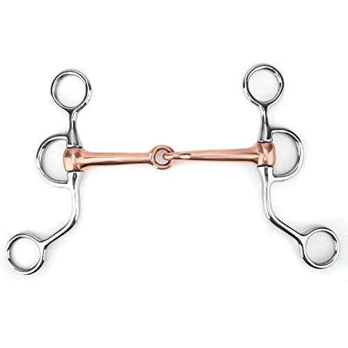 Snaffle di Cavallo - Morso da Allenamento in Acciaio Inox