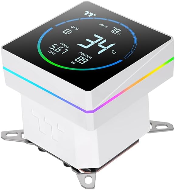 Thermaltake TH240-S V3 ARGB - Raffreddamento AIO Snow - immagine 5