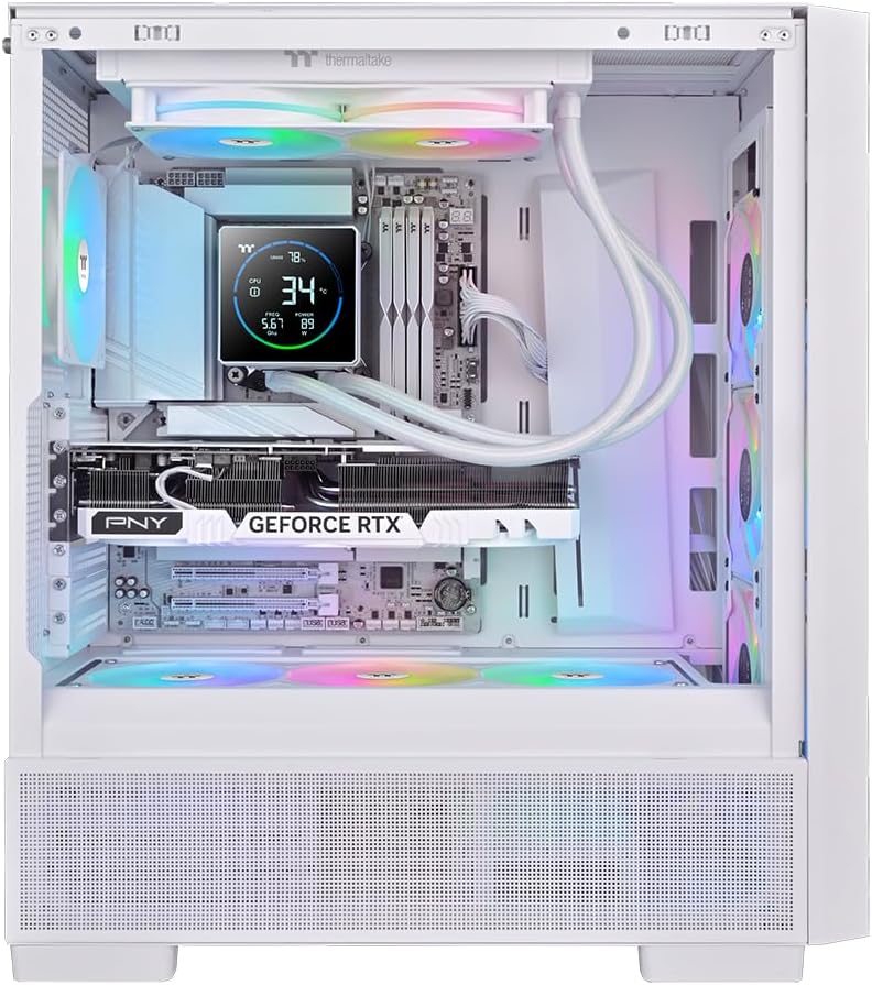 Thermaltake TH240-S V3 ARGB - Raffreddamento AIO Snow - immagine 9