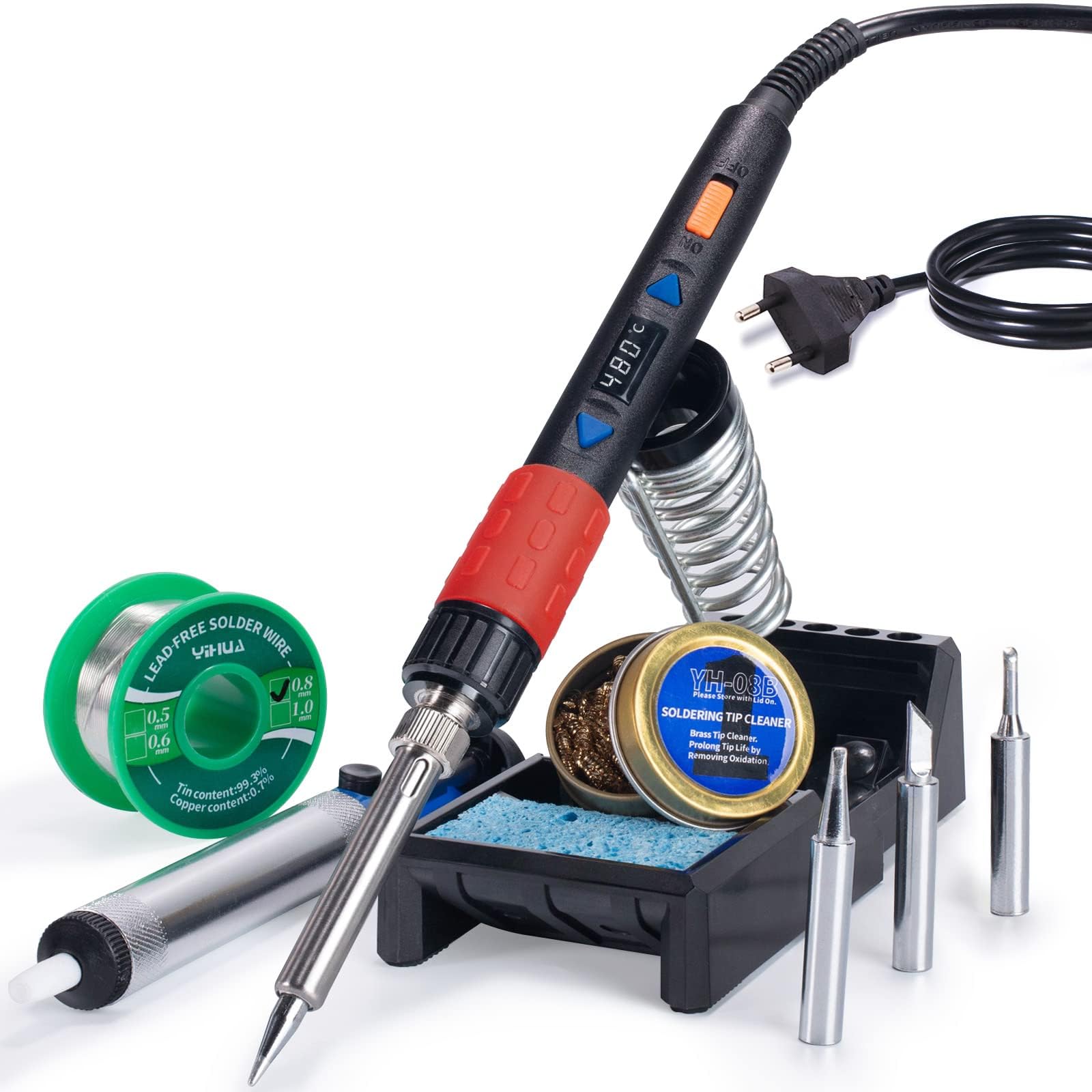 Saldatore a Stagno Professionale 110W con Display LED