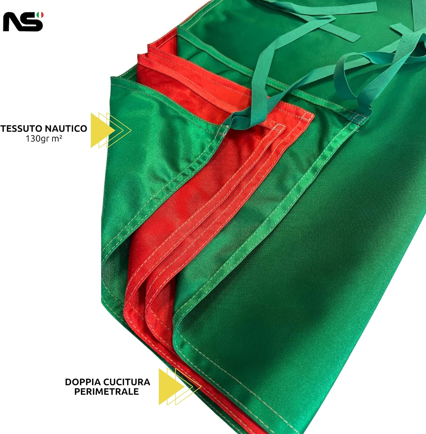 Set 2 Bandiere Italia-Europa 100x150cm - immagine 2