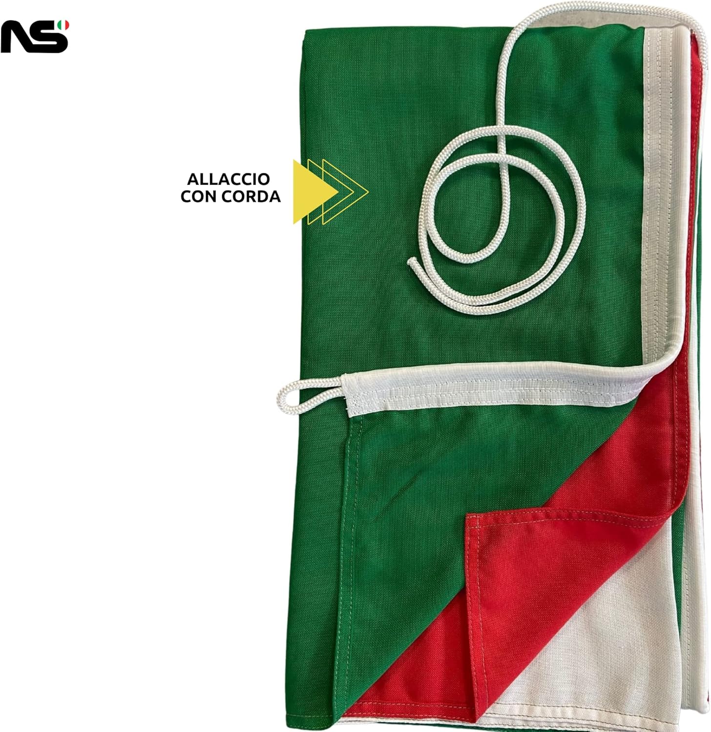 Set 2 Bandiere Italia-Europa 100x150cm - immagine 4