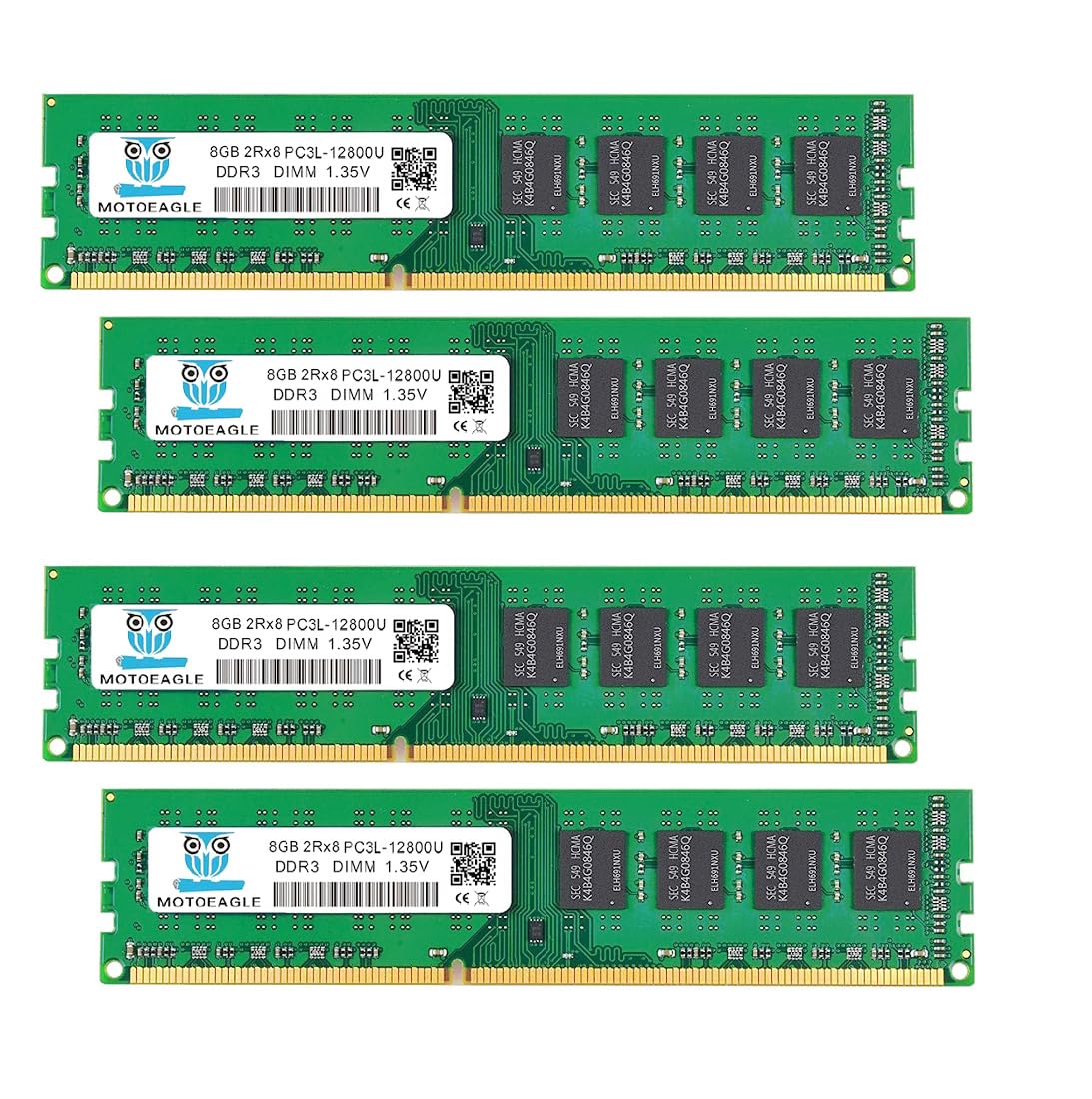 32GB DDR3L RAM DDR3L-1600 UDIMM (4x8GB)