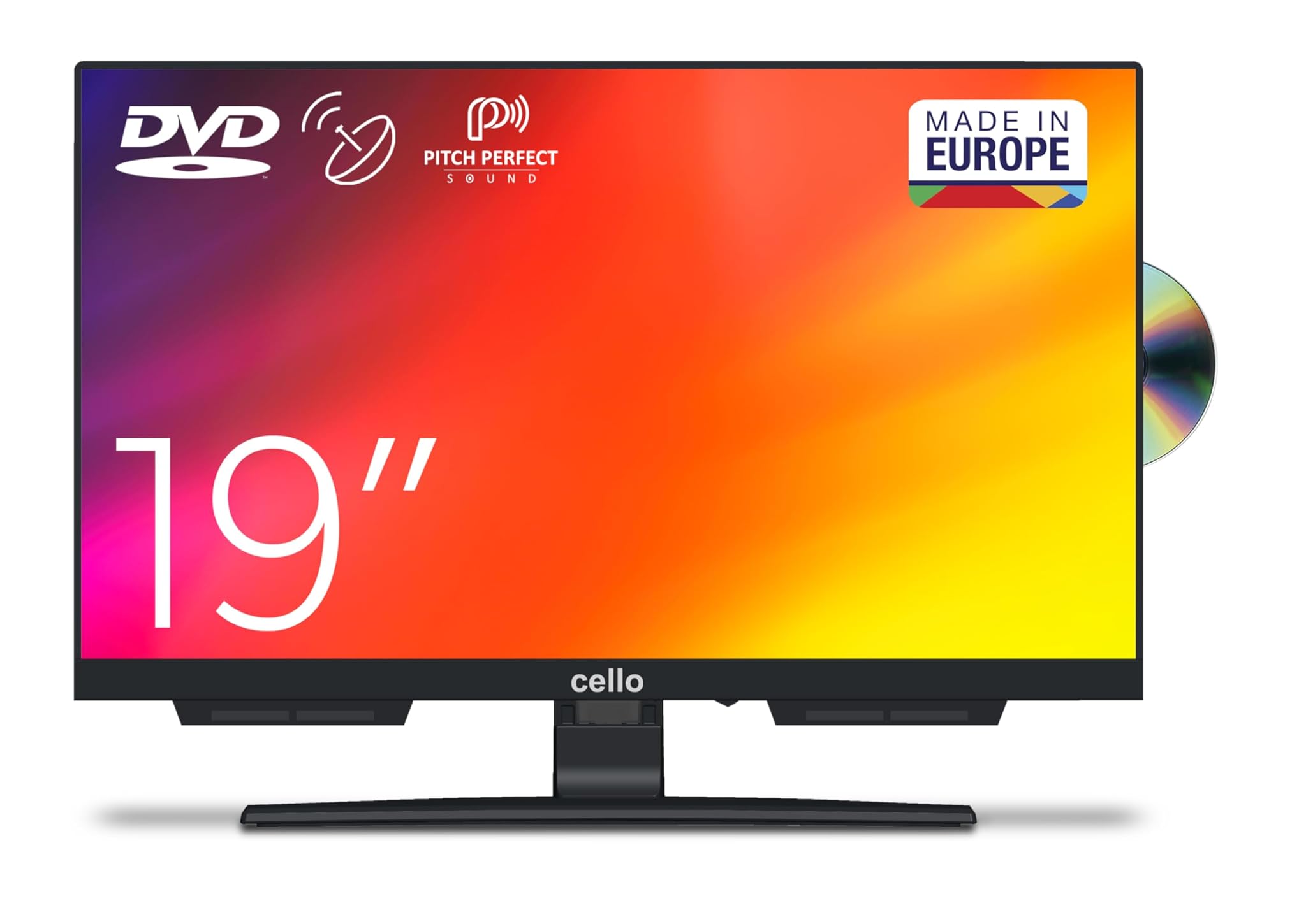 Cello C1924F TV LED Frameless 19" con DVD