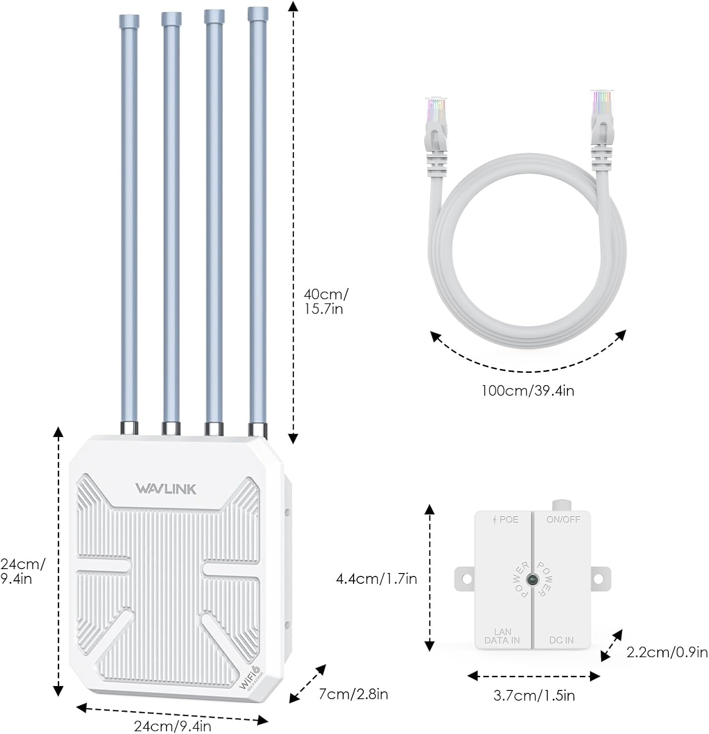 Ripetitore WiFi 6 Mesh Esterno AX3000 Bi-Band Gigabit - immagine 7