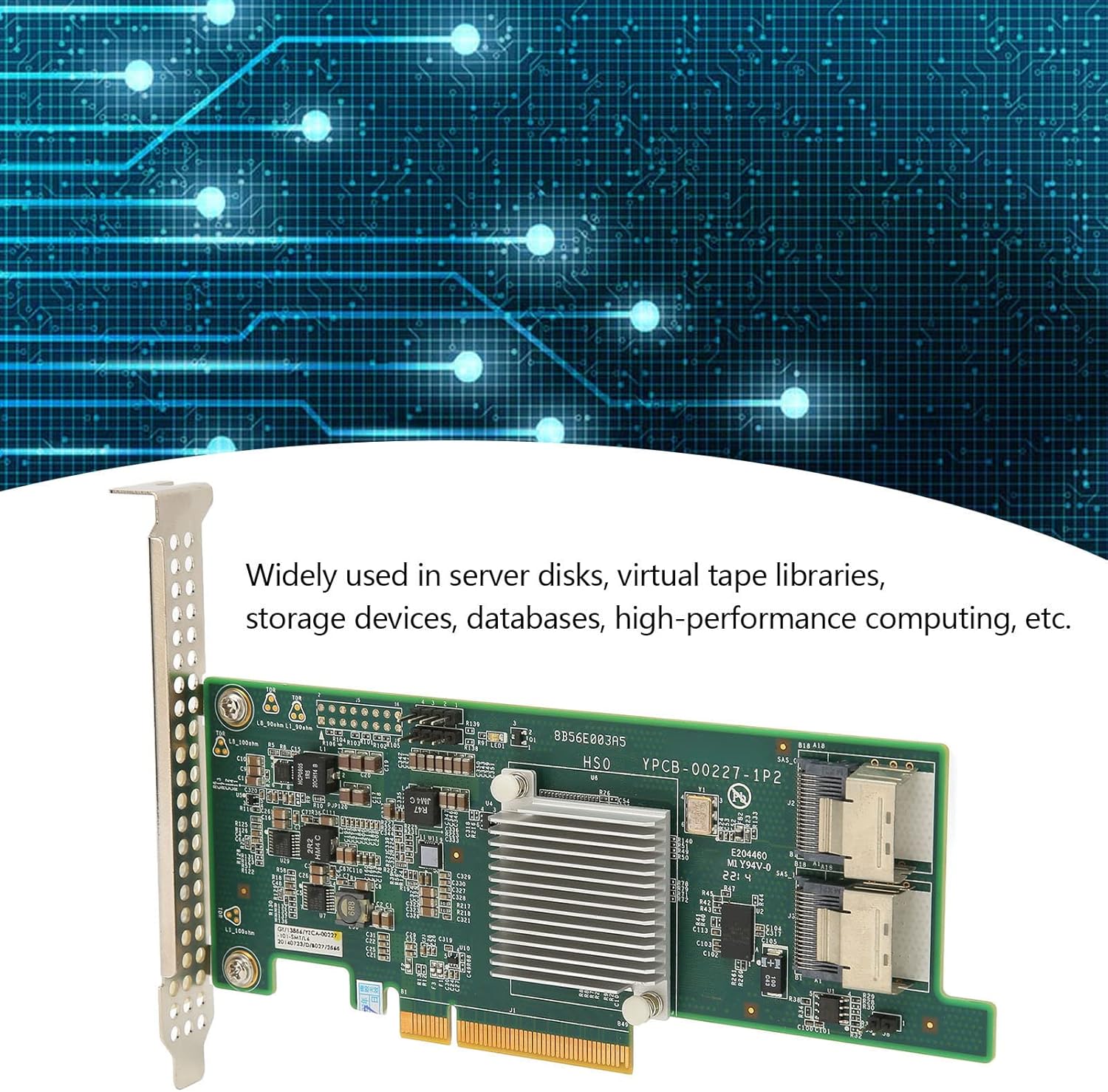 Scheda Array PCI E X8 SAS2308 6G 2 SAS Mini SATA3 - immagine 3