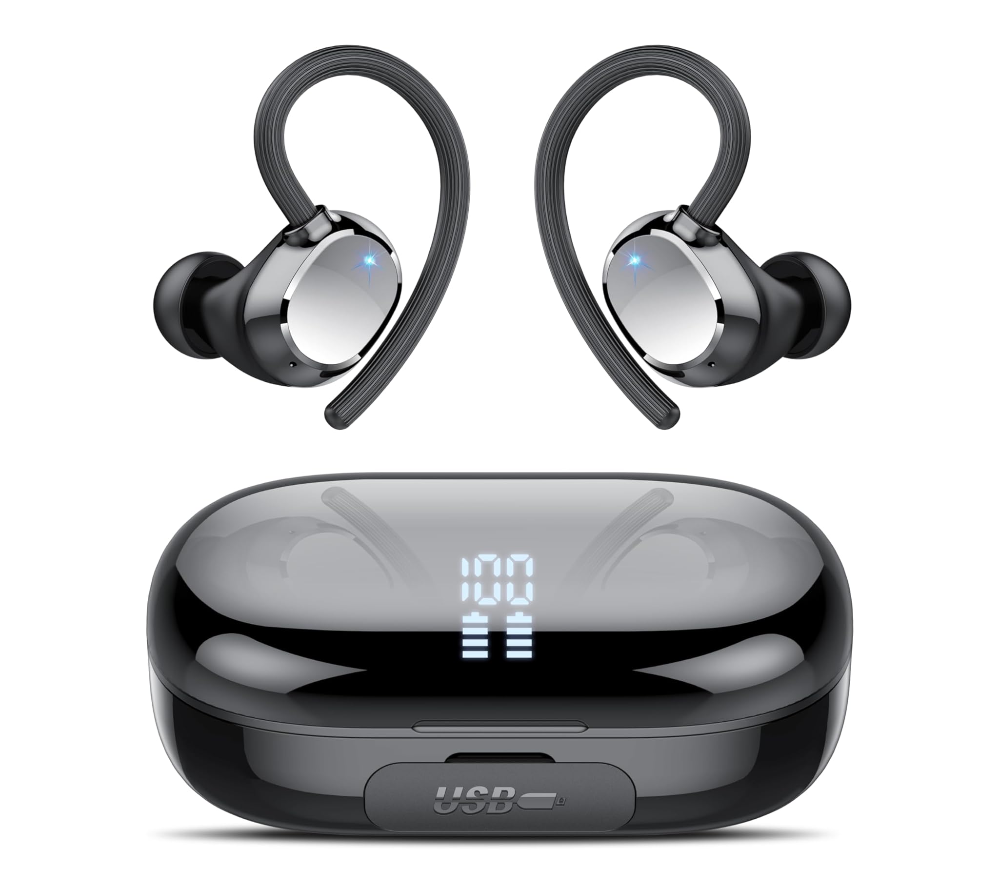 Lekaby Cuffie Bluetooth Sport 2025 con Mic Stereo