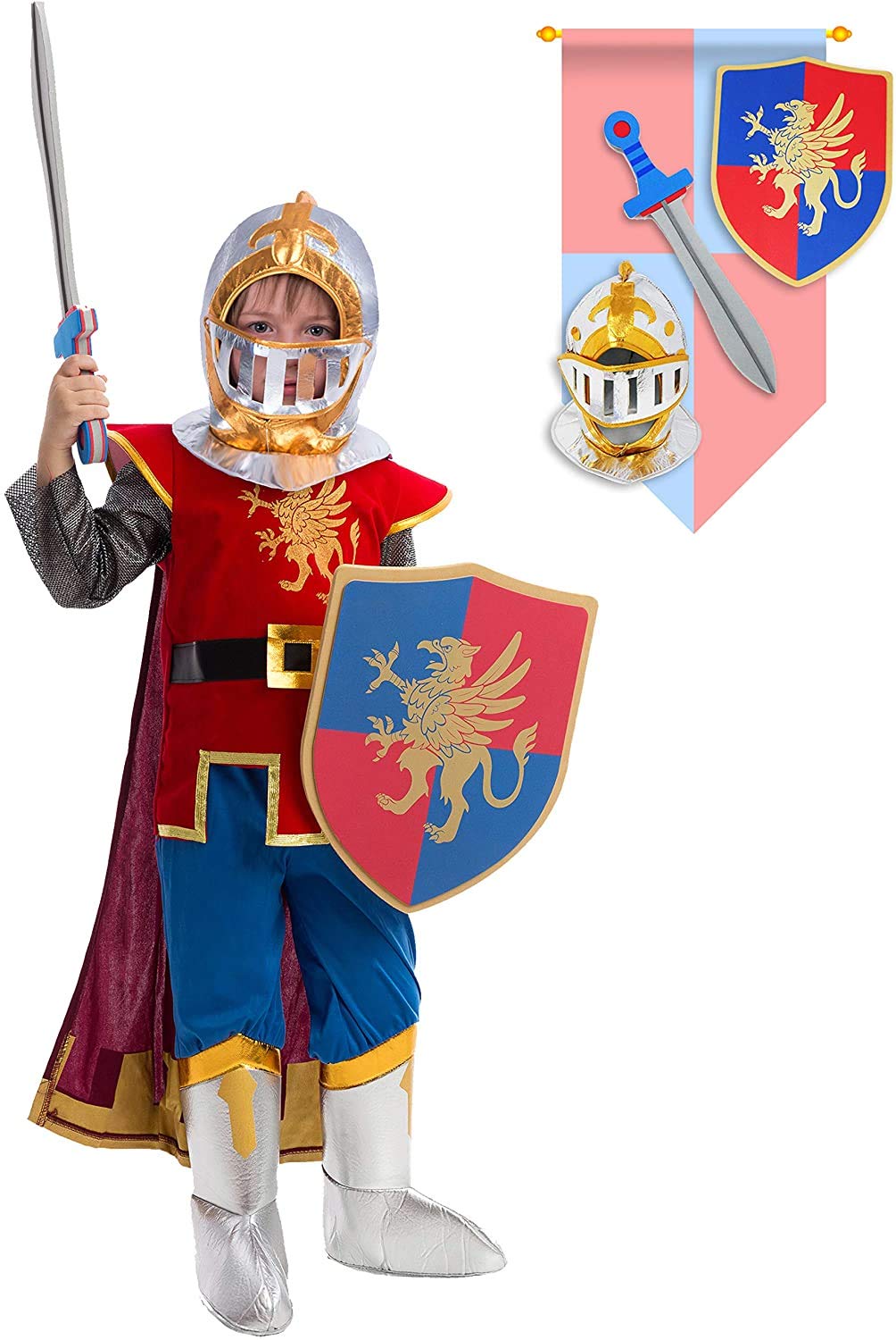 Spooktacular Creations Knight Deluxe Ruolo Costume