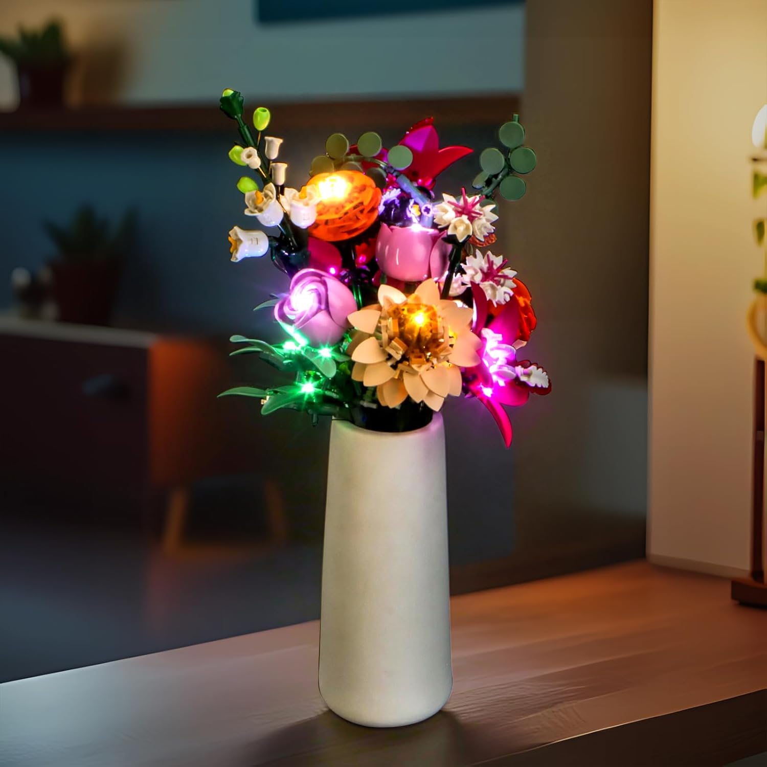 Kit Luce LED compatibile con Lego 10342 Flower Bouquet - immagine 4