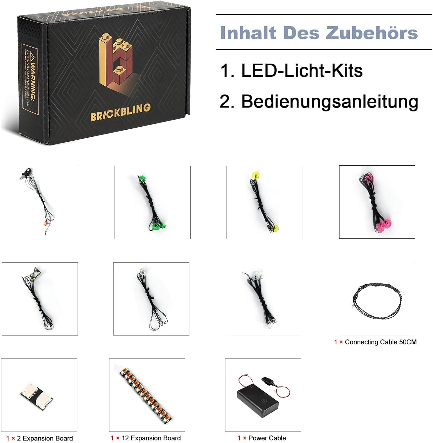 Kit Luce LED compatibile con Lego 10342 Flower Bouquet - immagine 5