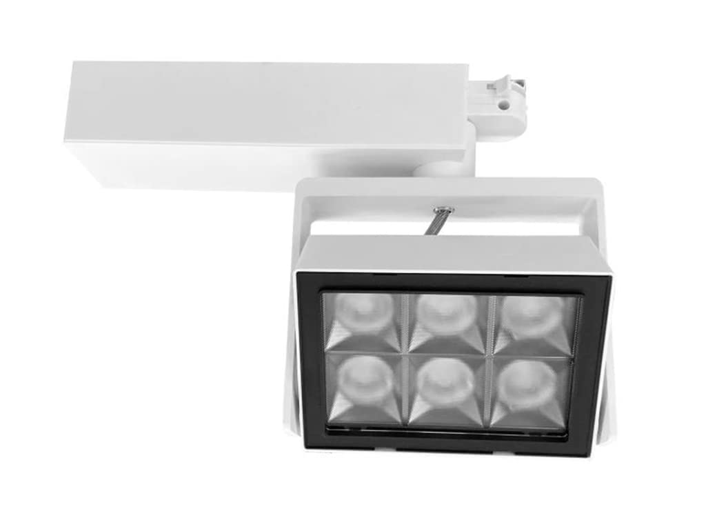 Proiettore LED a 4 Vie per Binari 30W 3000K