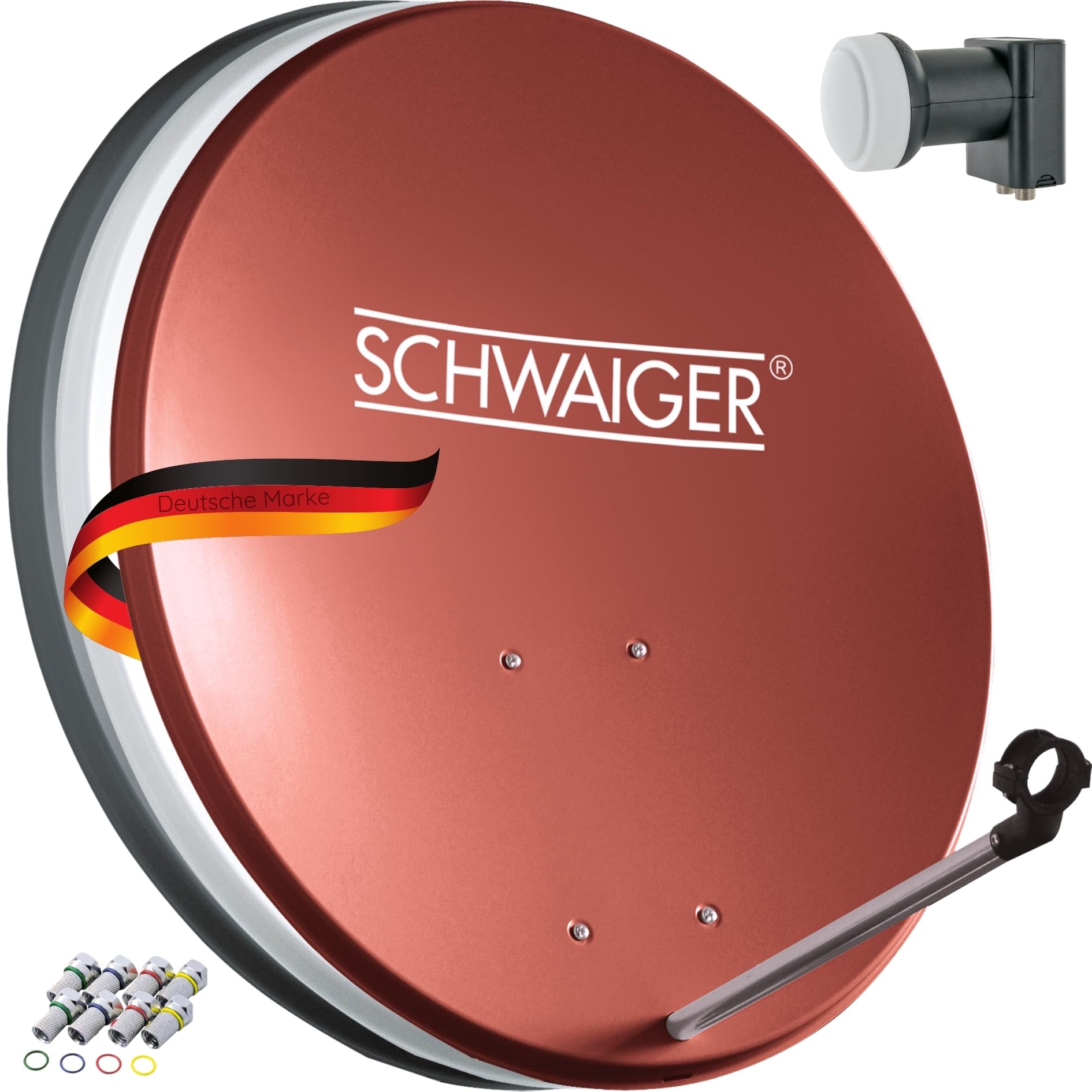 Schwaiger 494 Sistema SAT Set Parabola 55x62cm | Velz