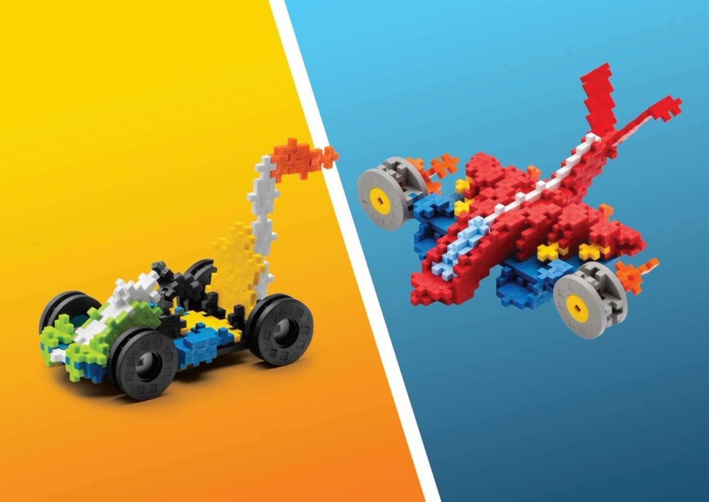 Plus-Plus Go! Super Set Veicoli PP7016-800 Pezzi, Multicolore - immagine 4