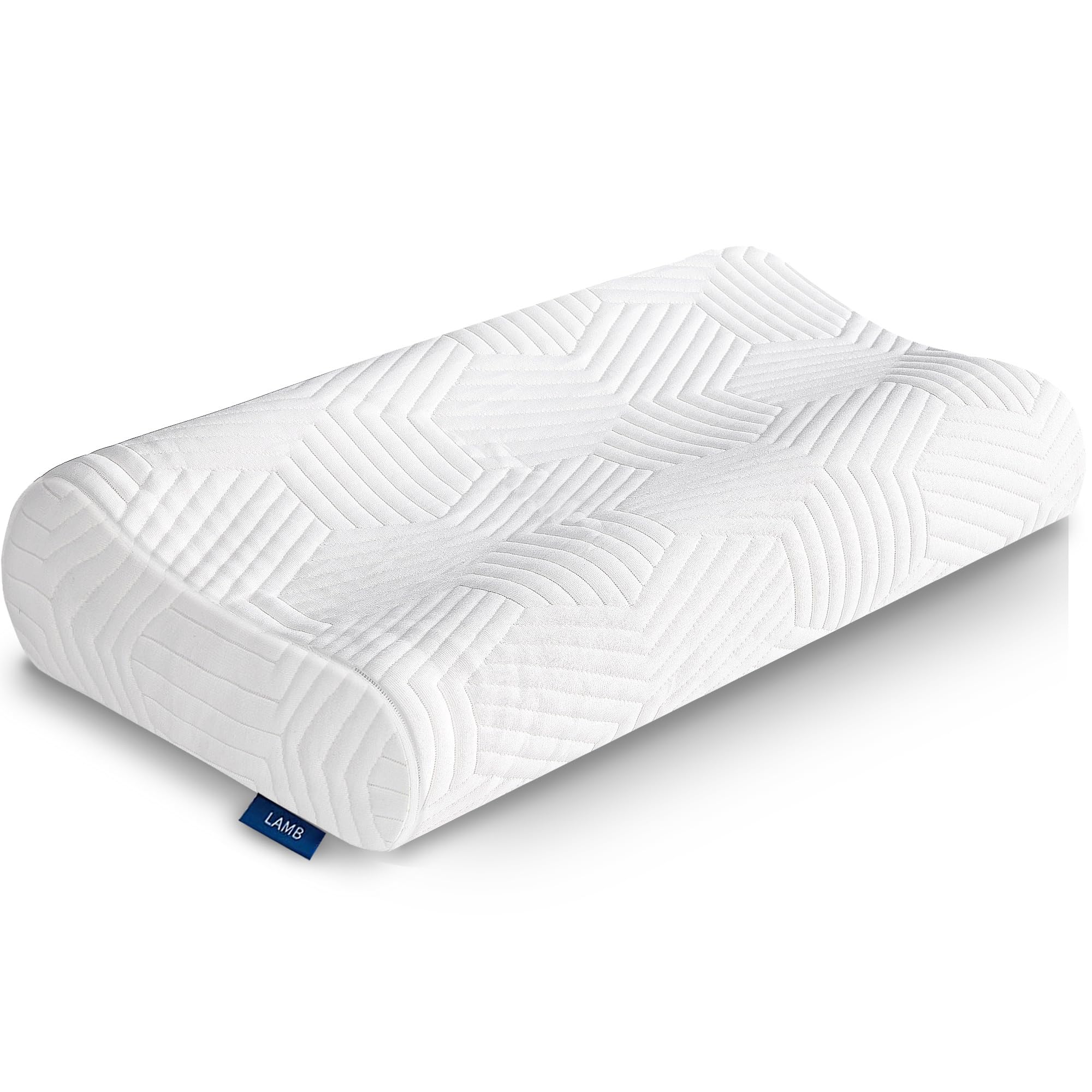 Lamb Cuscino Cervicale Memory Foam, Antirussamento