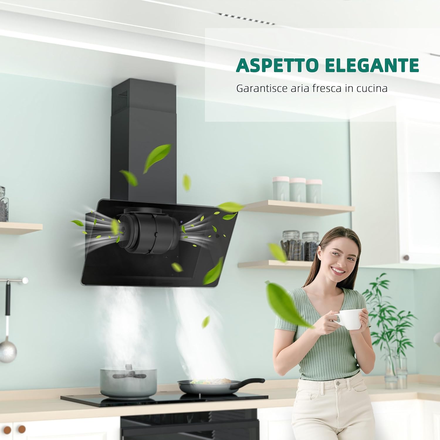 Firegas Cappa Aspirante 60 cm con Controllo Touch - immagine 2