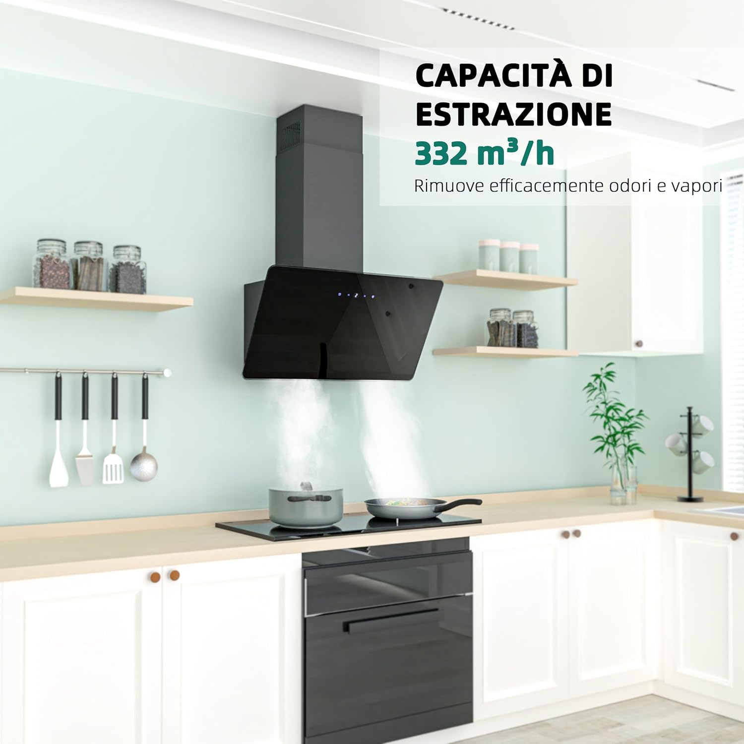 Firegas Cappa Aspirante 60 cm con Controllo Touch - immagine 4