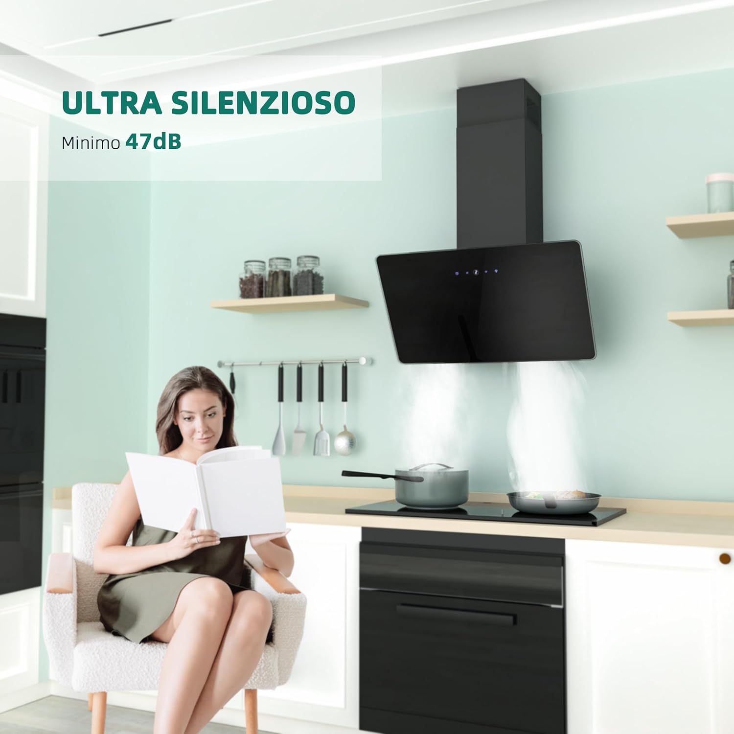 Firegas Cappa Aspirante 60 cm con Controllo Touch - immagine 5