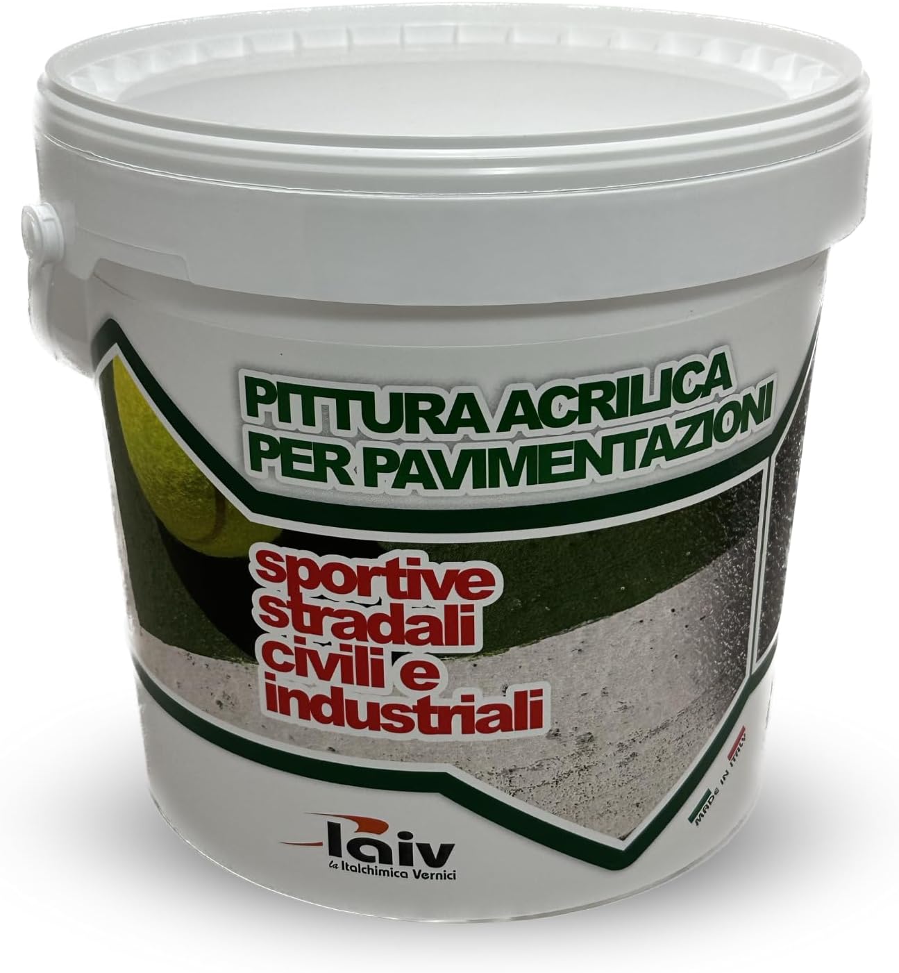 Laiv Pittura Acrilica Versatile per Pavimentazioni, Grigio - immagine 1
